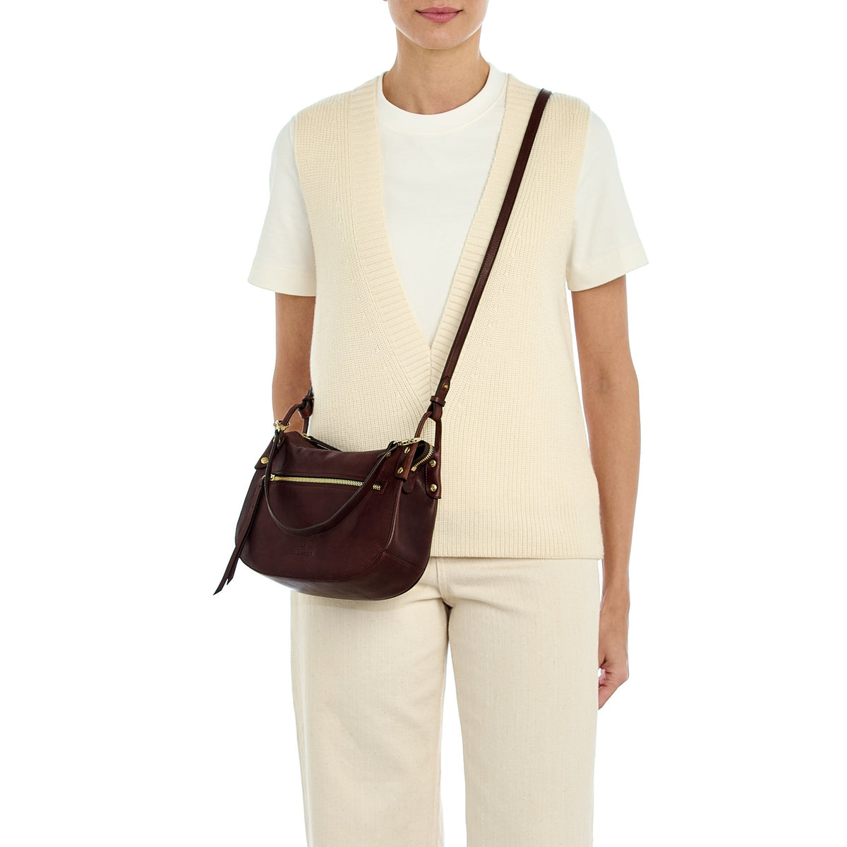 Essenza Crossbody - coffee