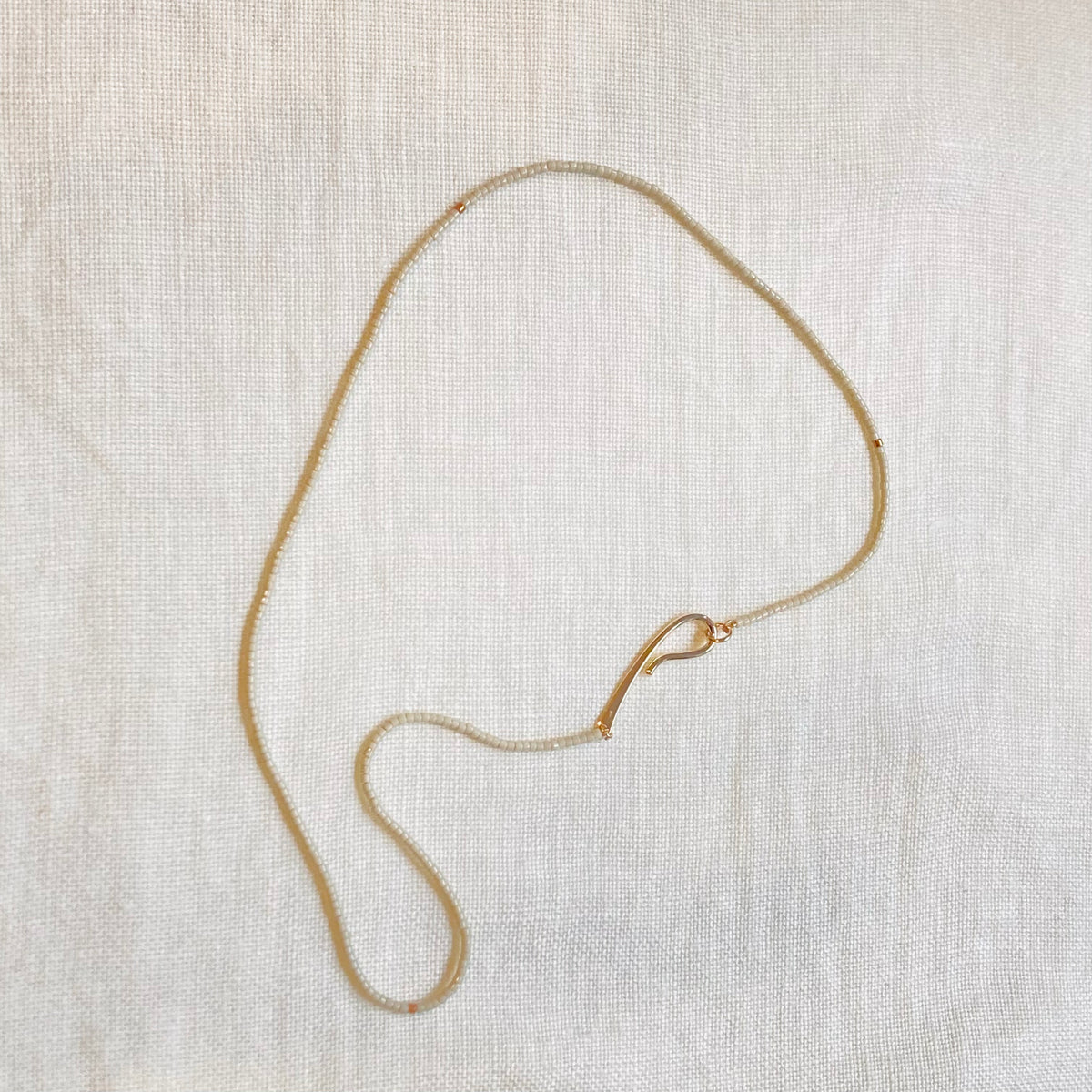 Halskette Miyuki Hook - oat