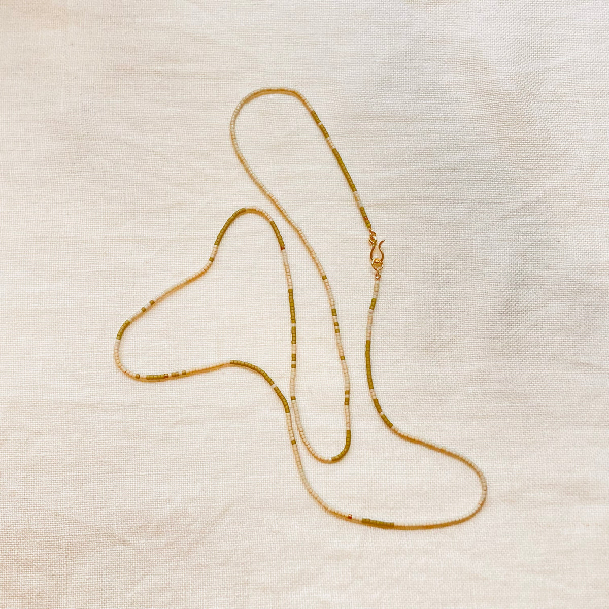 Halskette Miyuki Line Mix - naturals