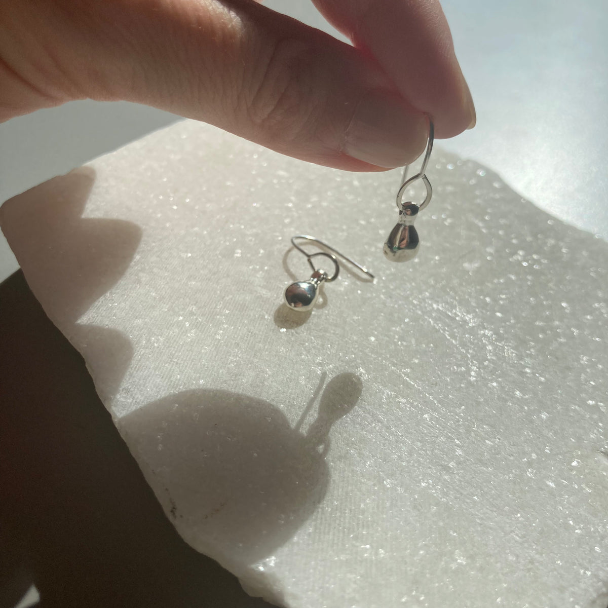 Ohrhänger Drop - Silber