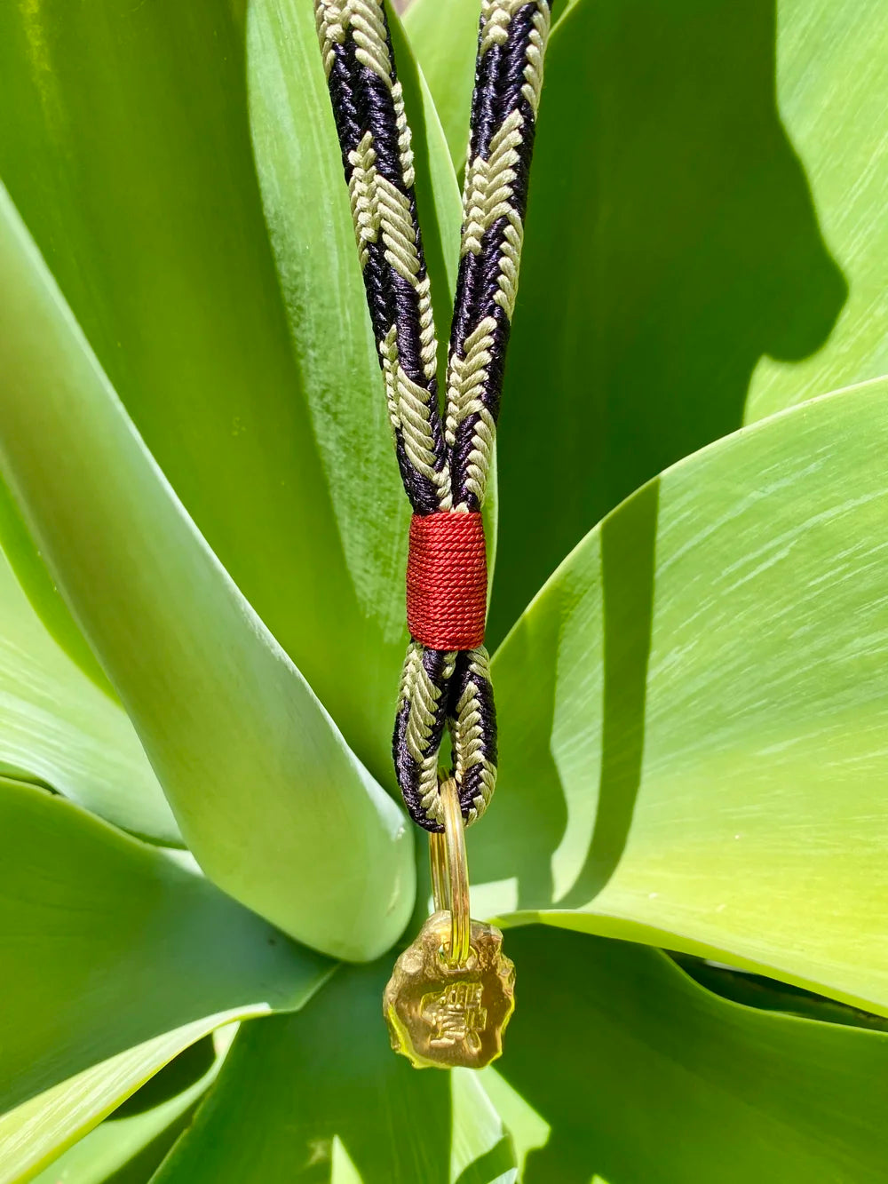 Schlüsselband lang - Olive