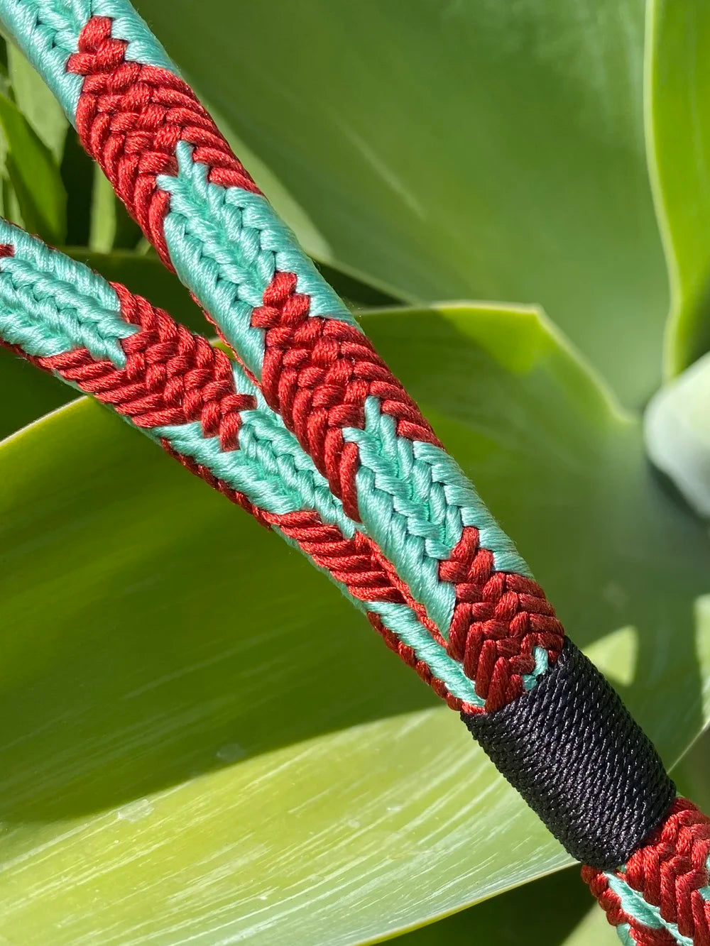 Schlüsselband kurz - MINT/RED