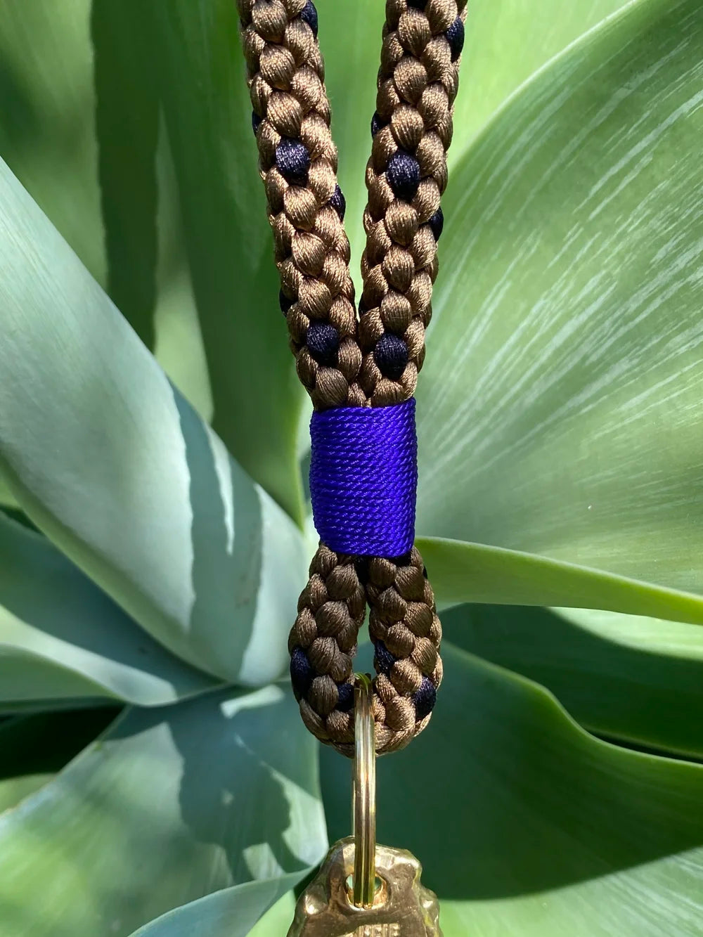 Schlüsselband lang - Tabacco