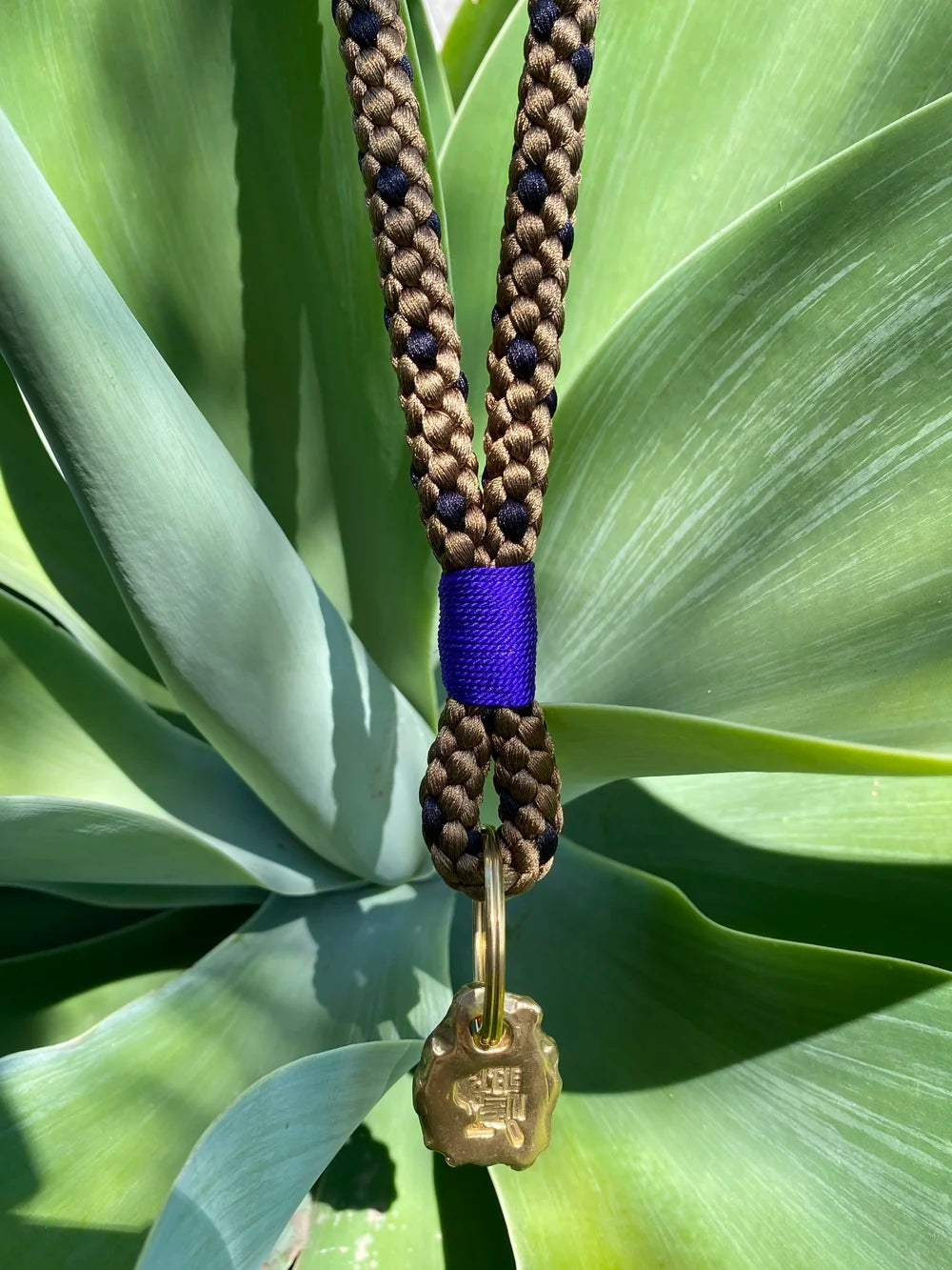 Schlüsselband lang - Tabacco