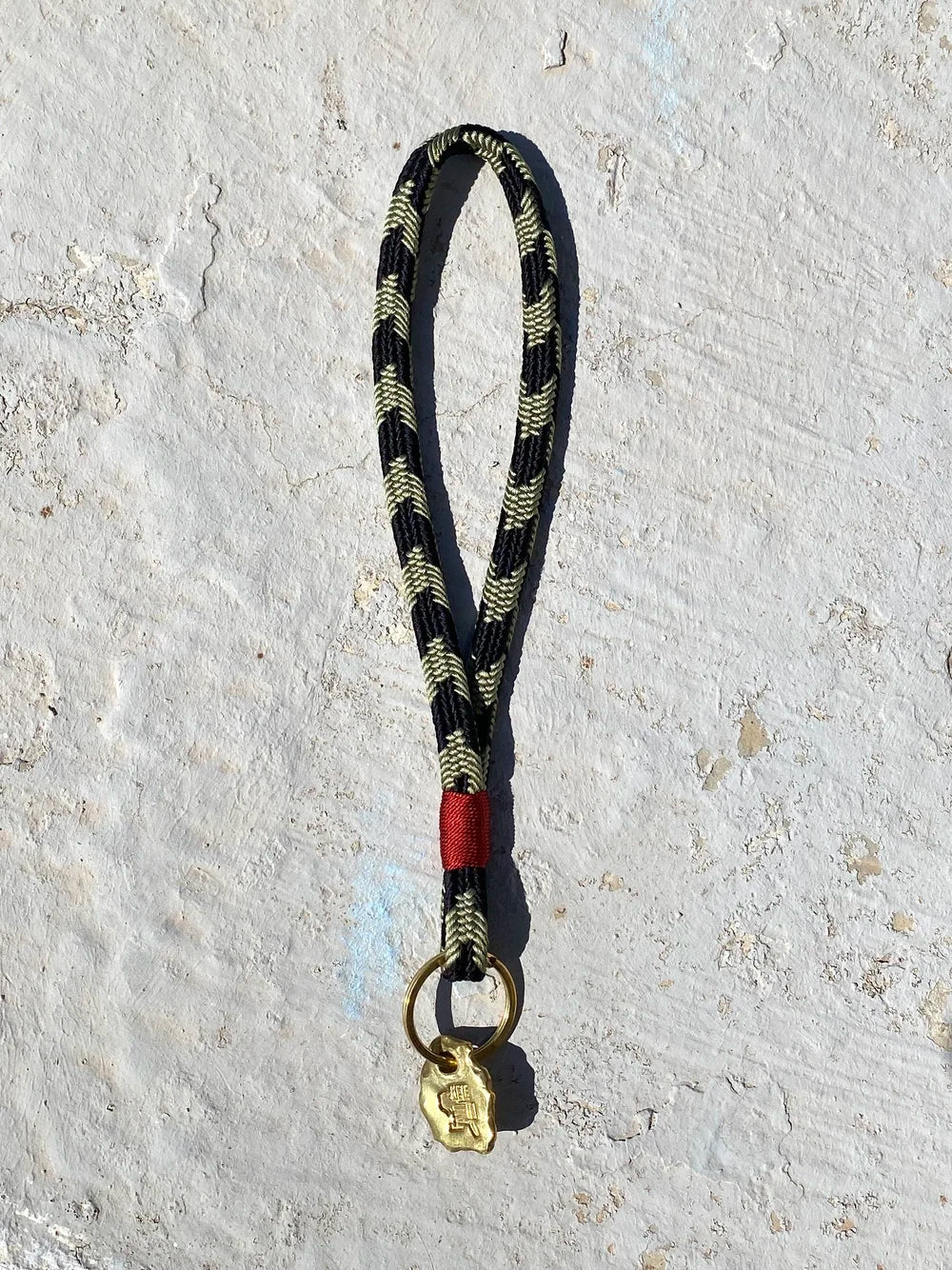 Schlüsselband kurz - Olive