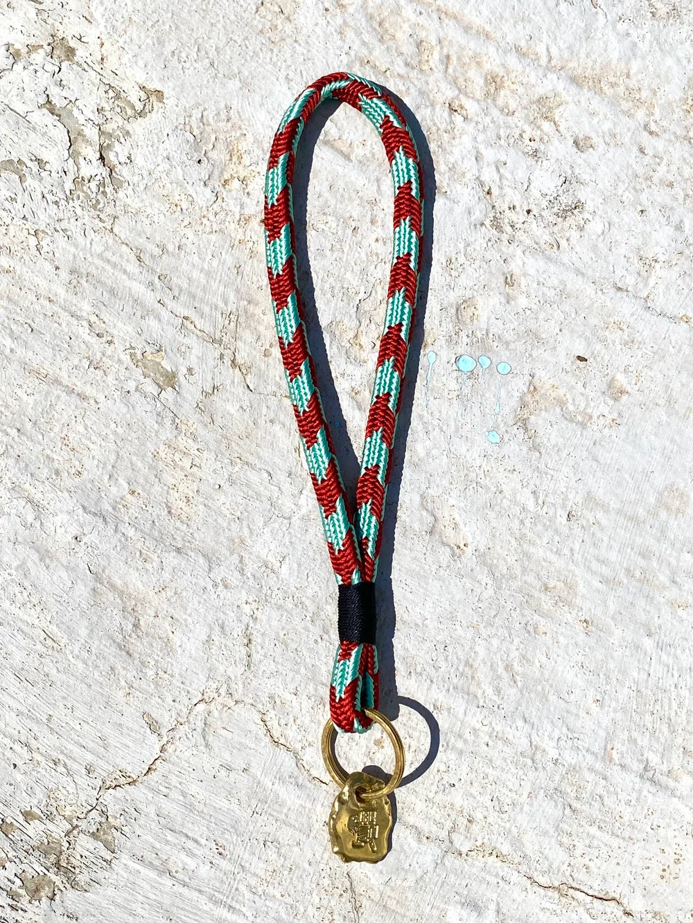 Schlüsselband kurz - MINT/RED