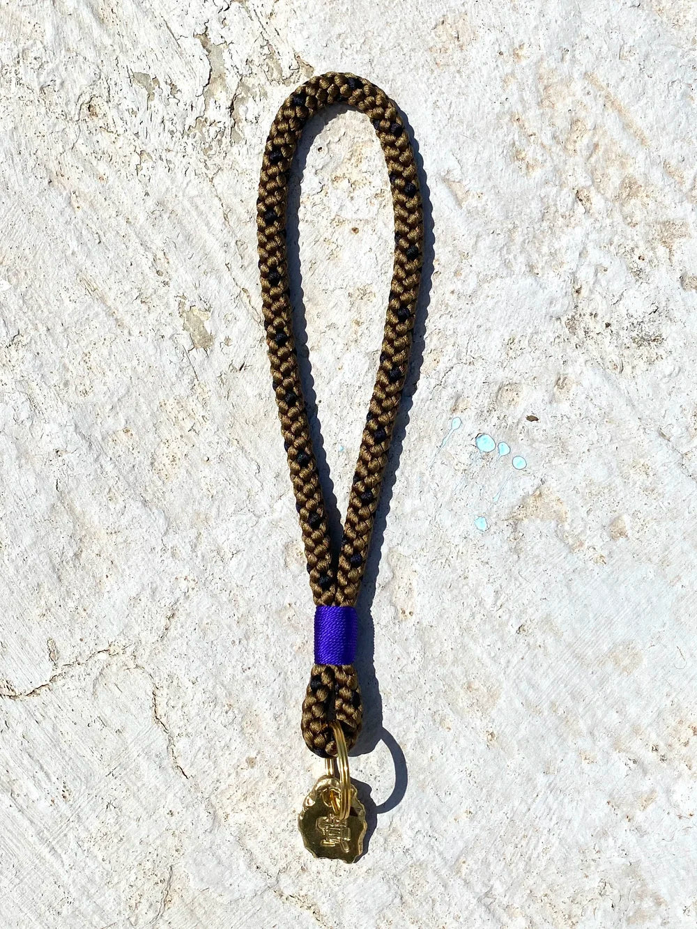 Schlüsselband kurz - Tabacco