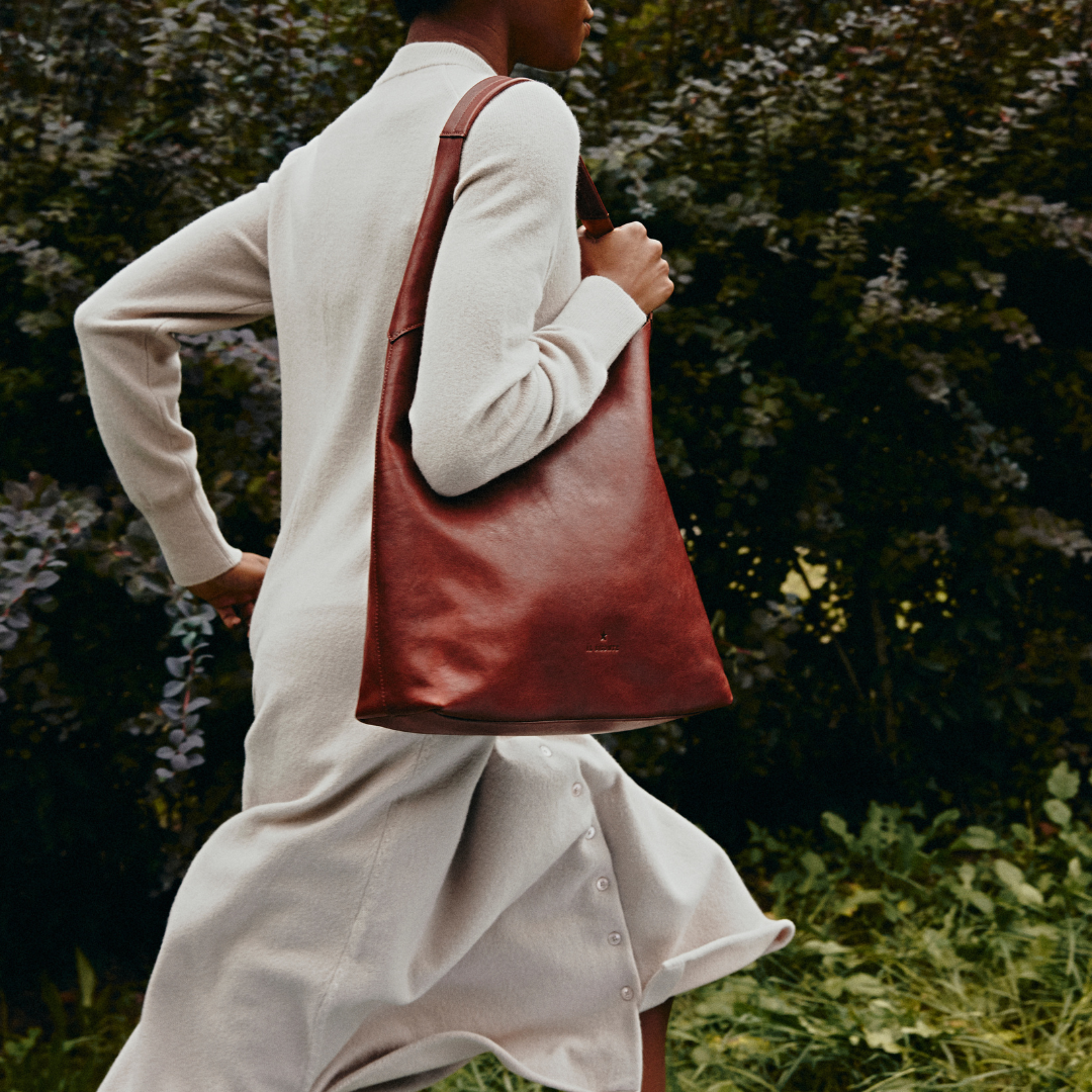 Handtasche Le Laudi gross - sepia