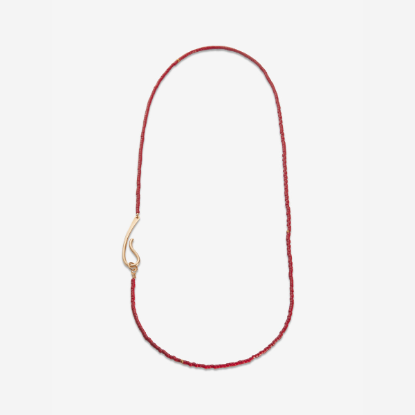 Halskette Miyuki Hook - cayenne