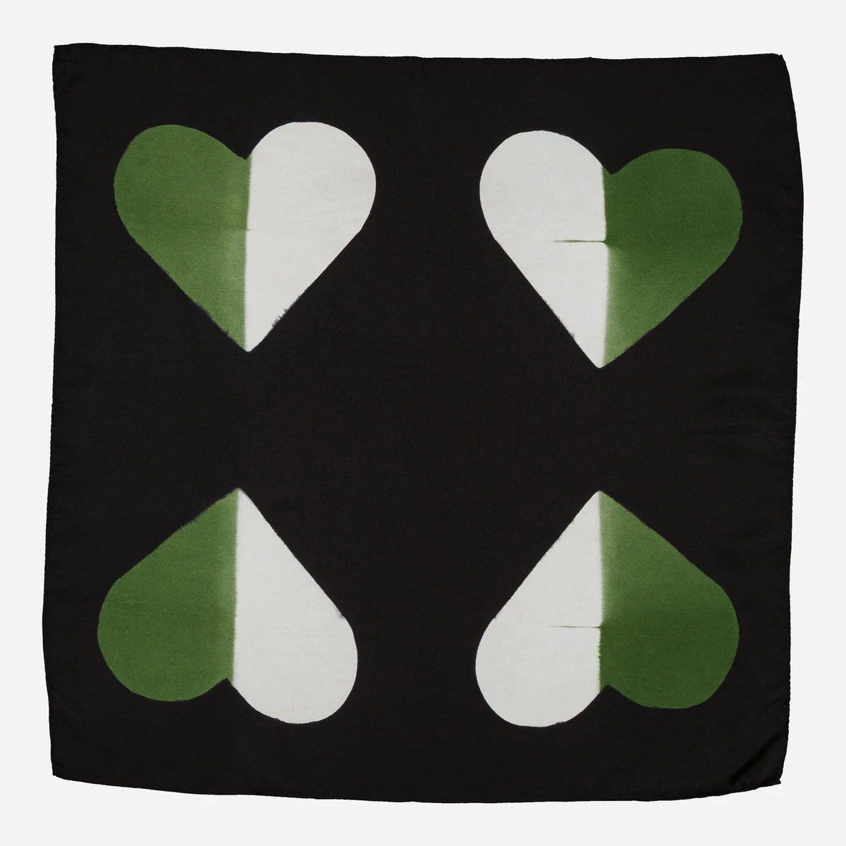 LOVE Bandana - green&black