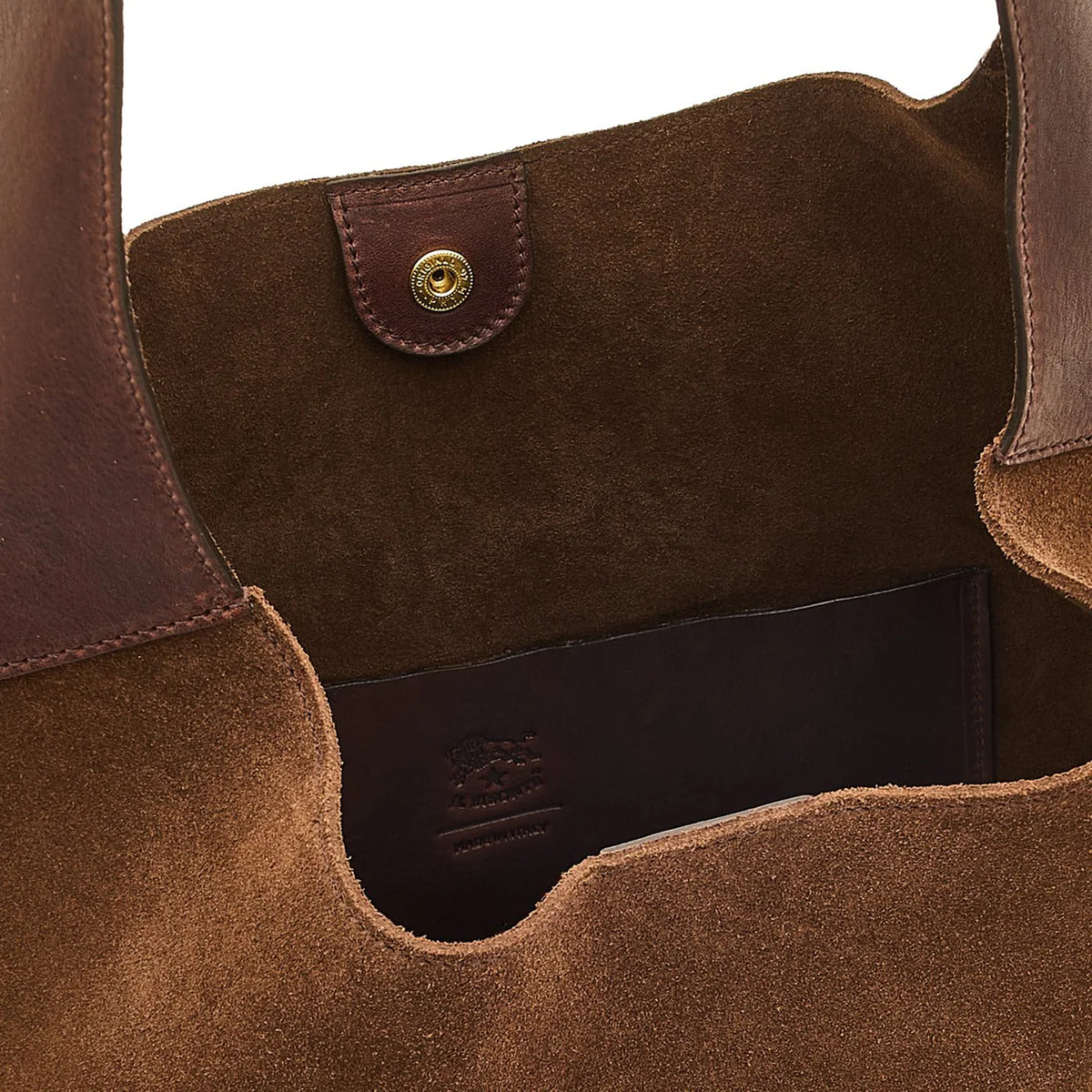 Handtasche Le Laudi gross - coffee Suede
