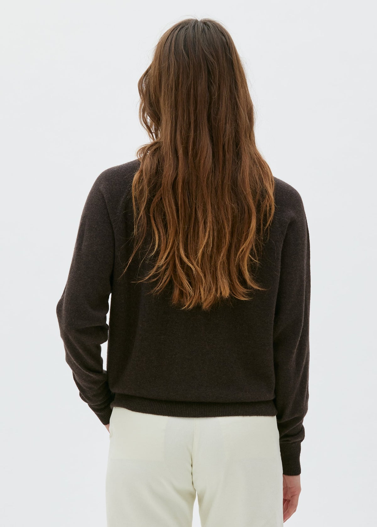 Kaschmir Pullover Adila  - dark brown