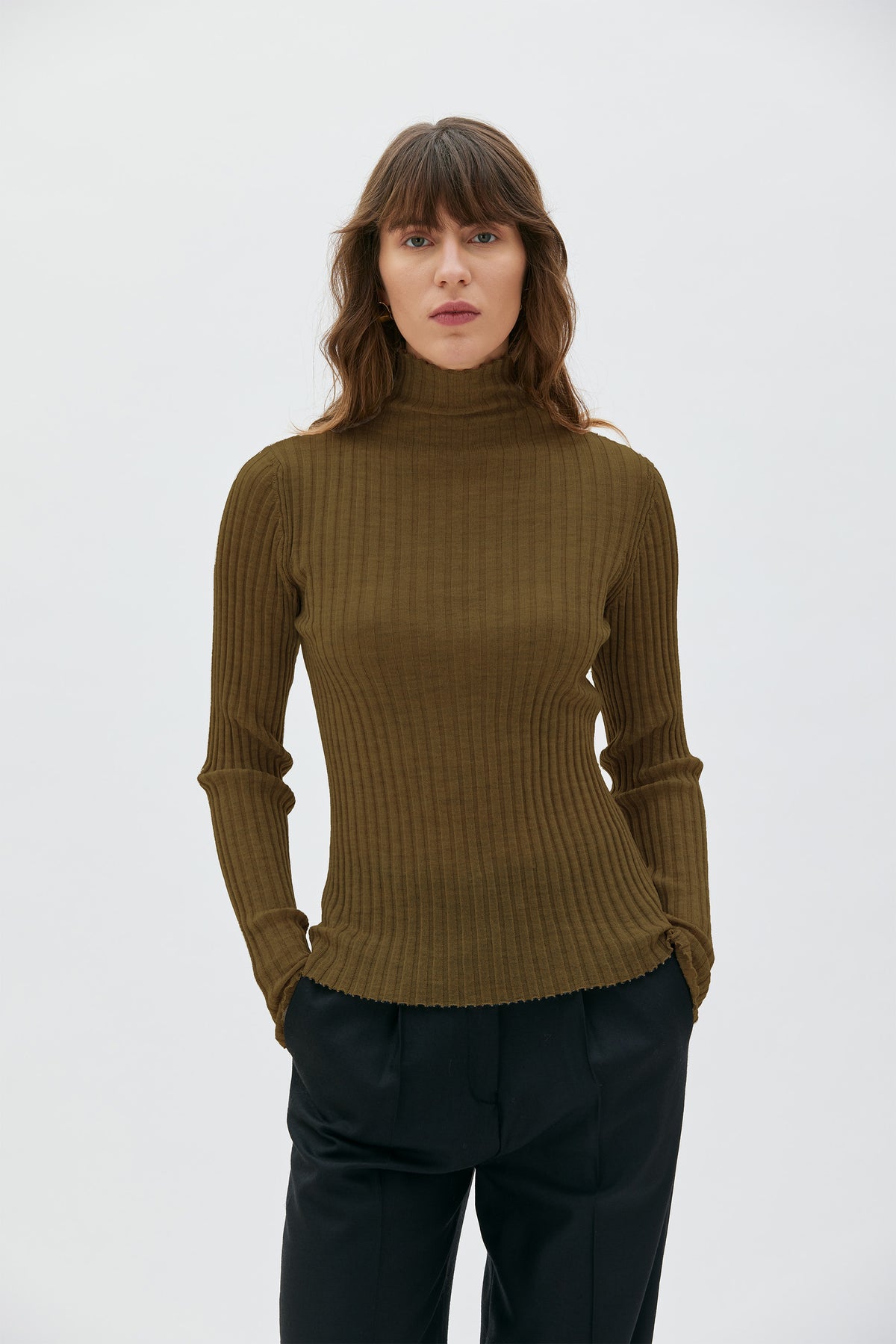 Strickpullover Arvi - amber green