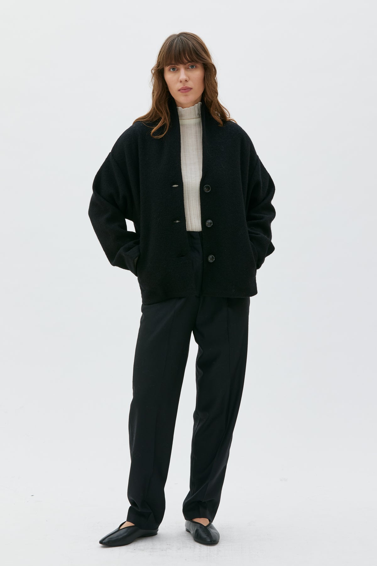 Wolljacke Hale schwarz