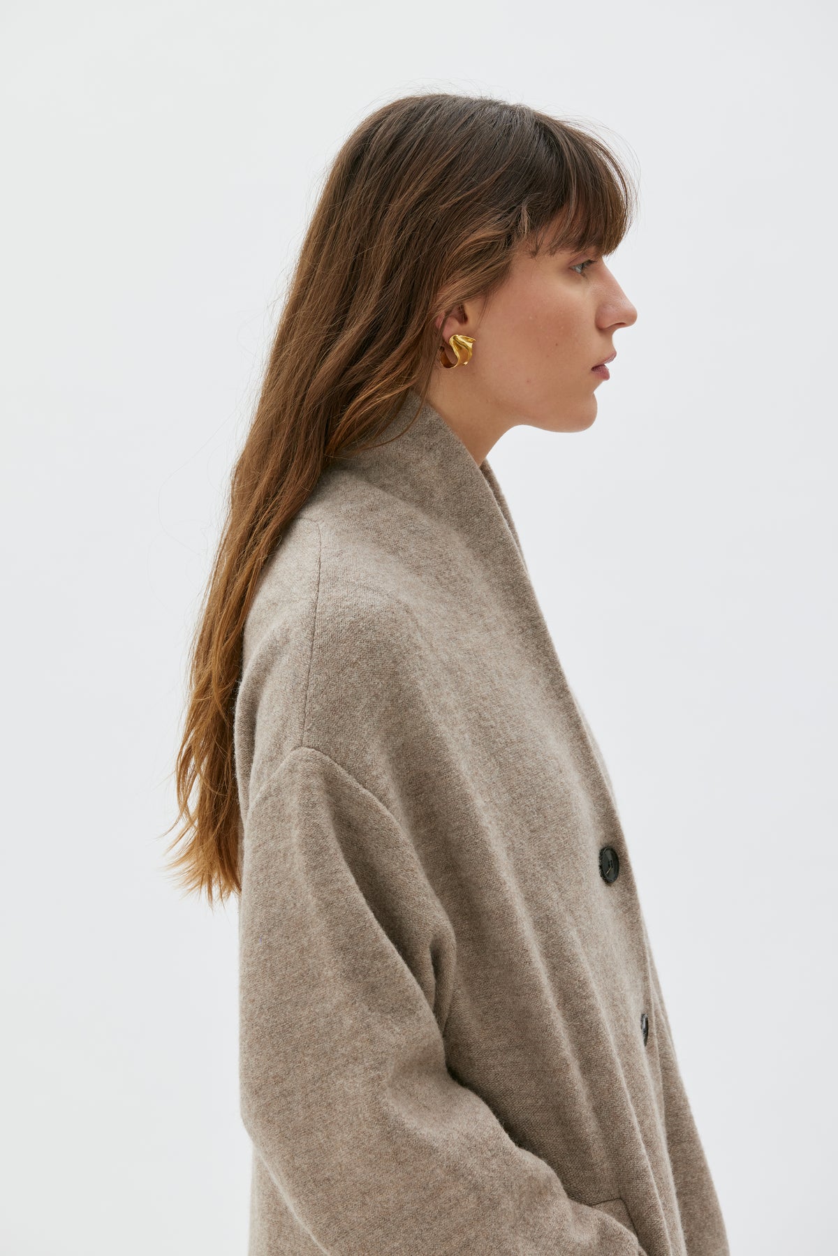 Wollmantel Hope - taupe