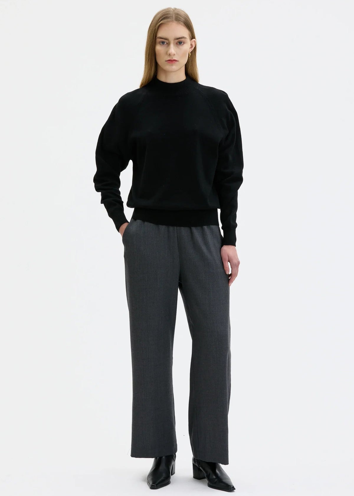 Kaschmir Pullover Adila  - schwarz