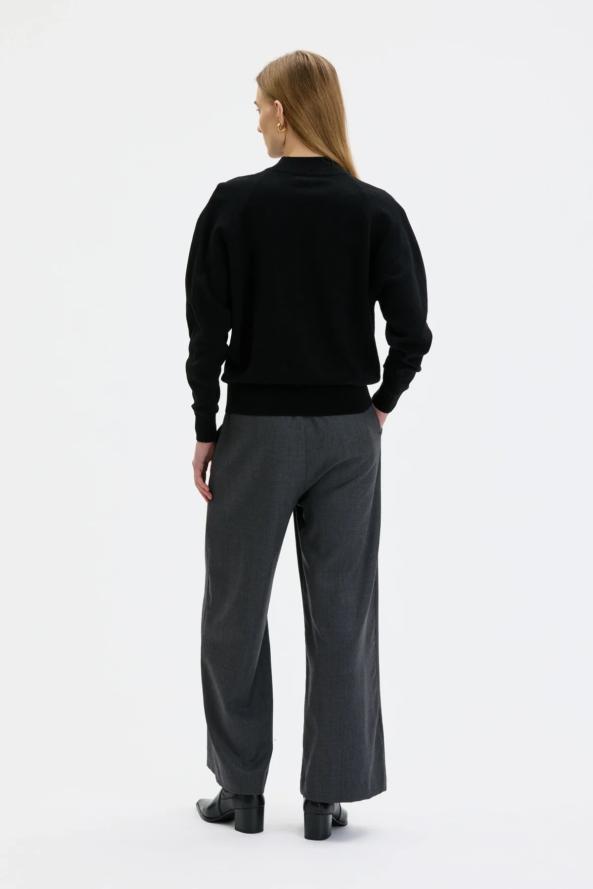 Kaschmir Pullover Adila  - schwarz