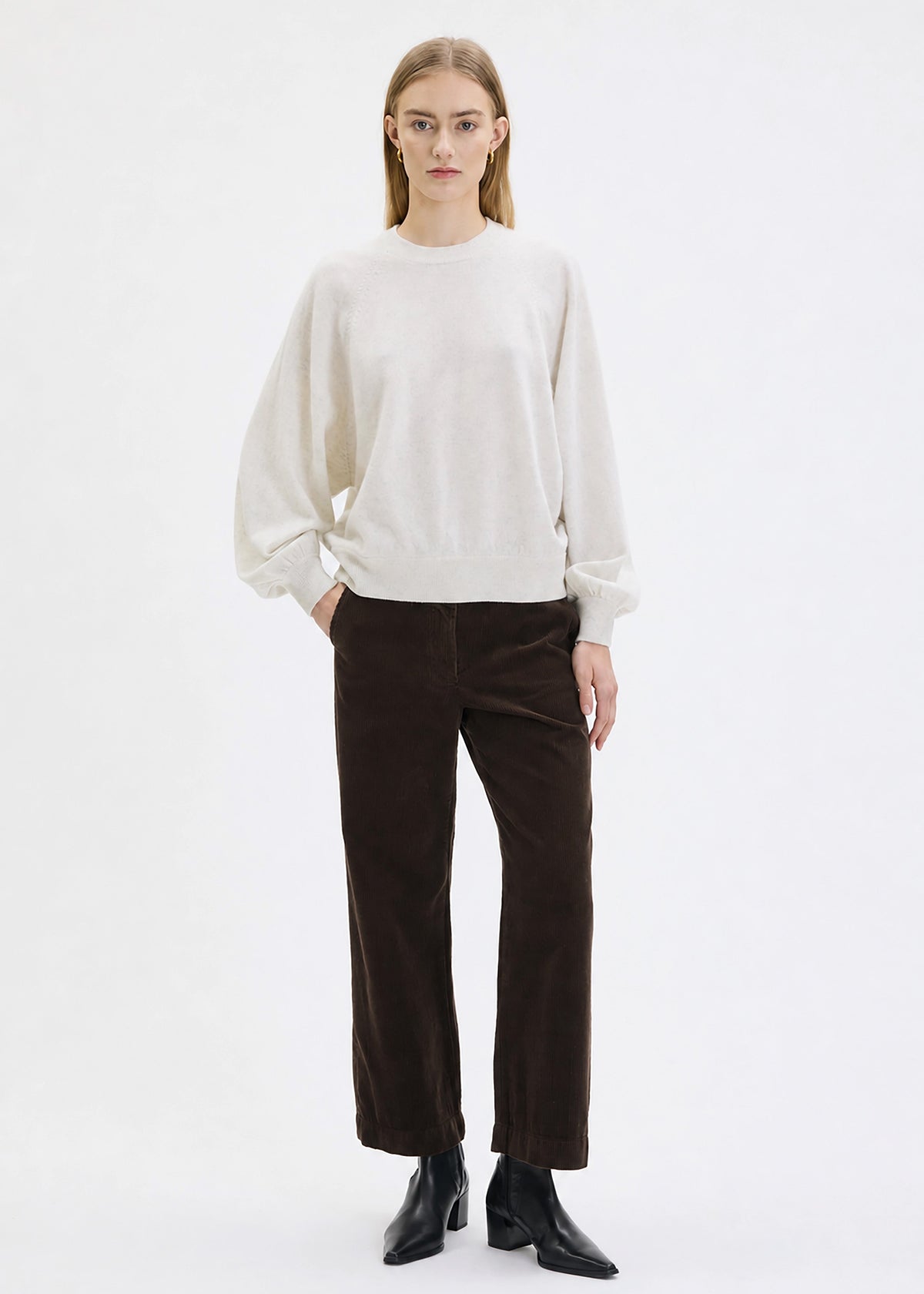Cordhose Lail - morel brown
