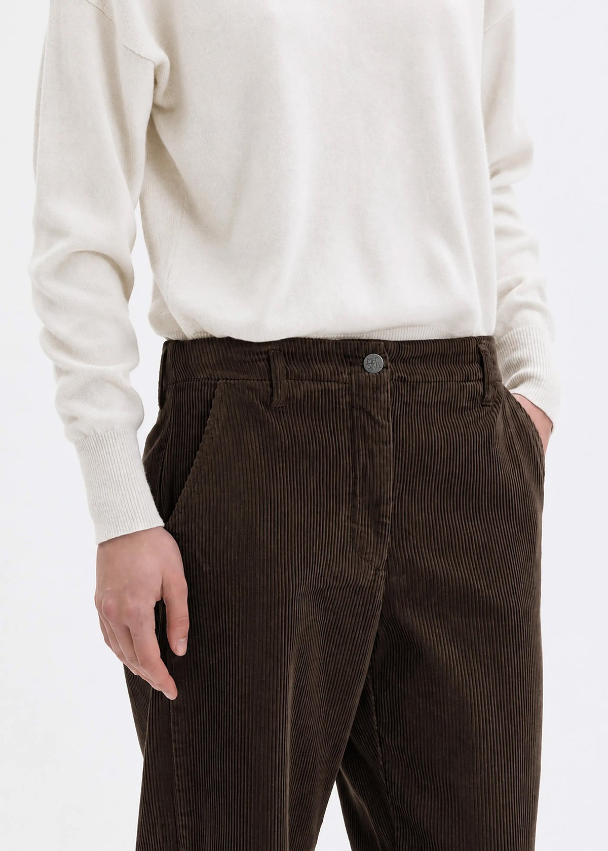 Cordhose Lail - morel brown
