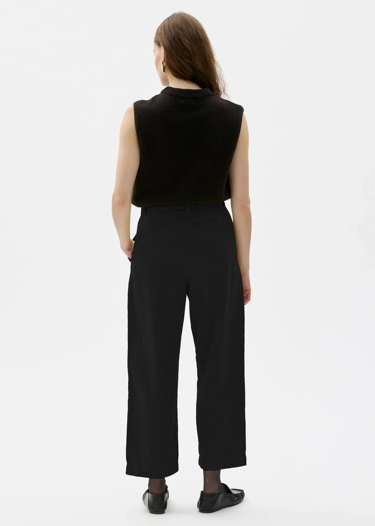 Cordhose Sola - schwarz