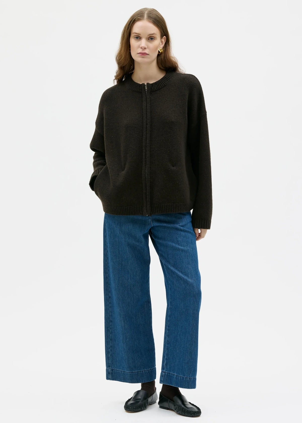 Wolljacke Soni  - morel brown