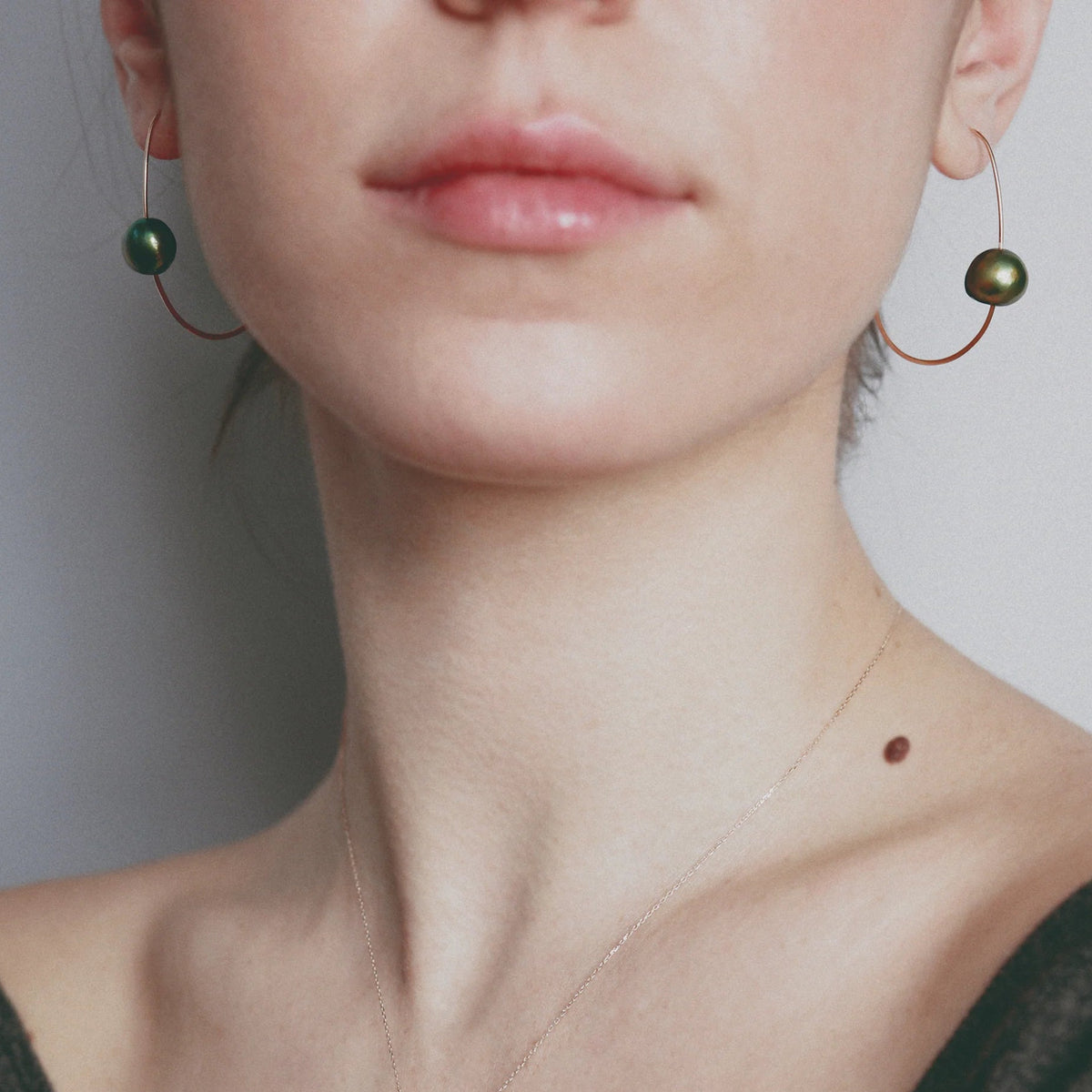 Ohrringe Mette - 18 kt Gold/Perlen