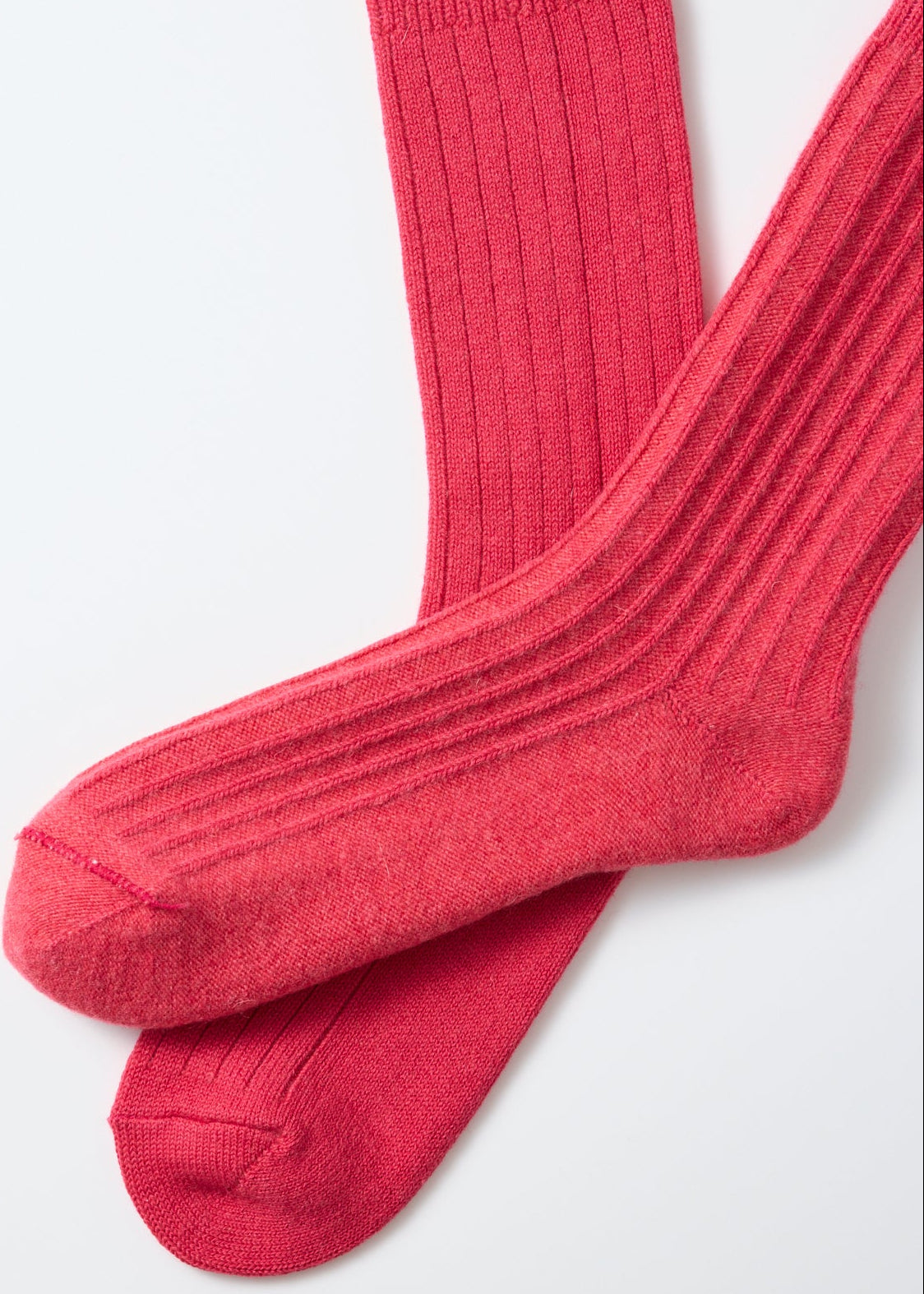 Baumwolle / Wolle Socken - pink
