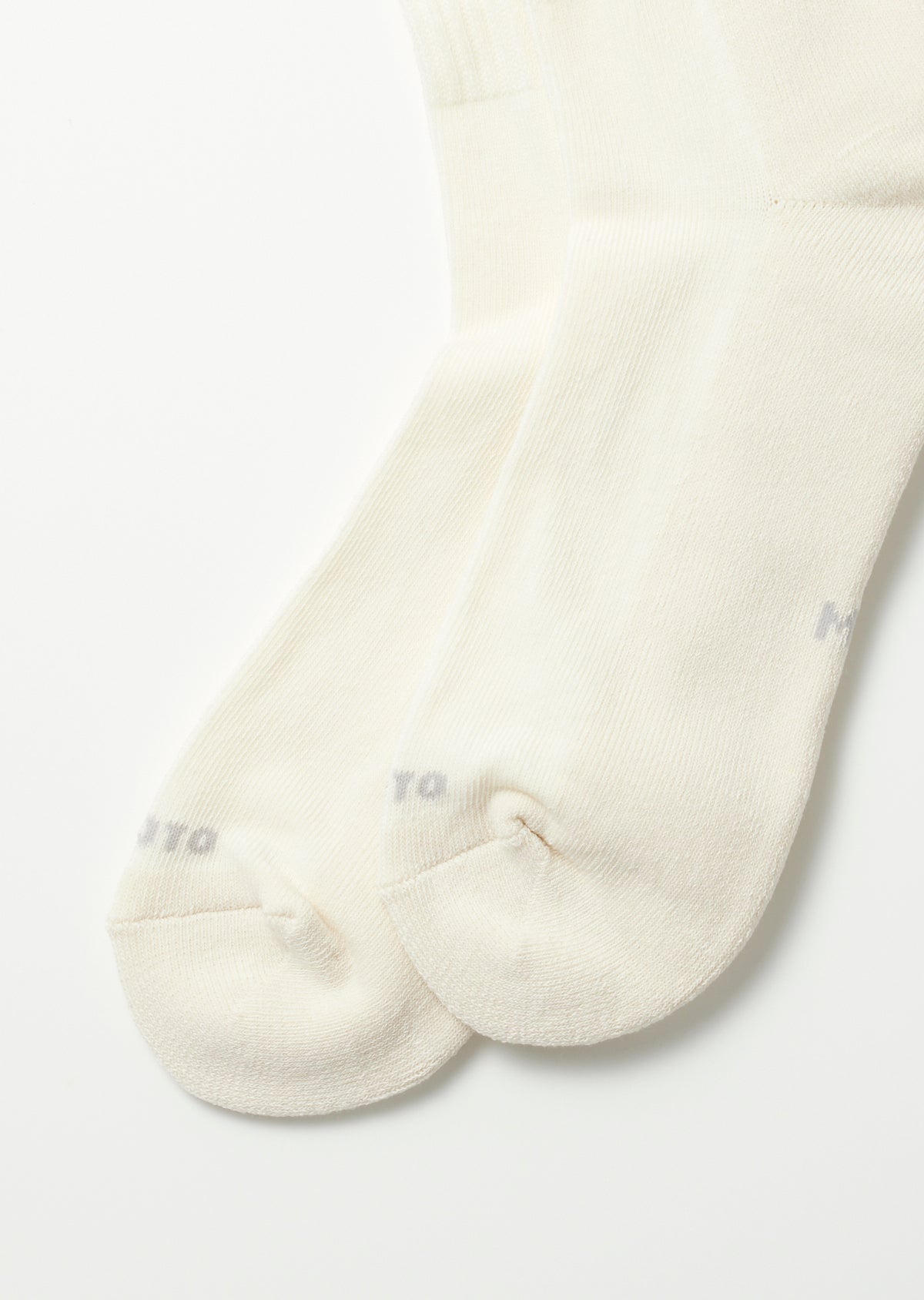 Double Layer Socken ecru / neongrün
