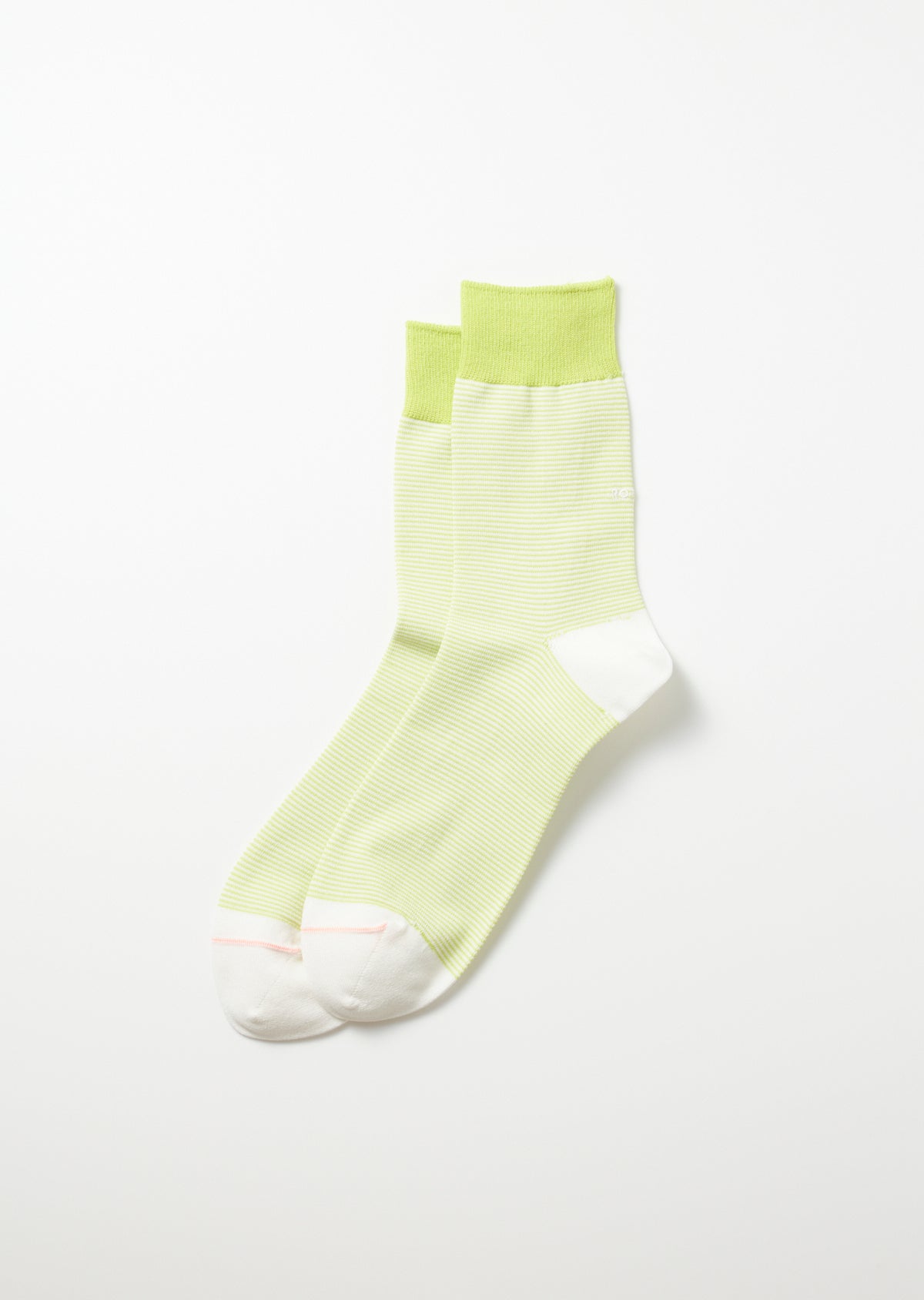Fine Stripe Mini Socken - lime
