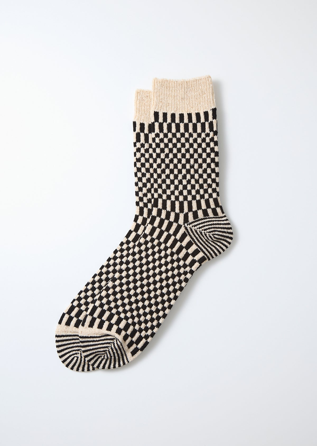 Checkerboard Socken - schwarz