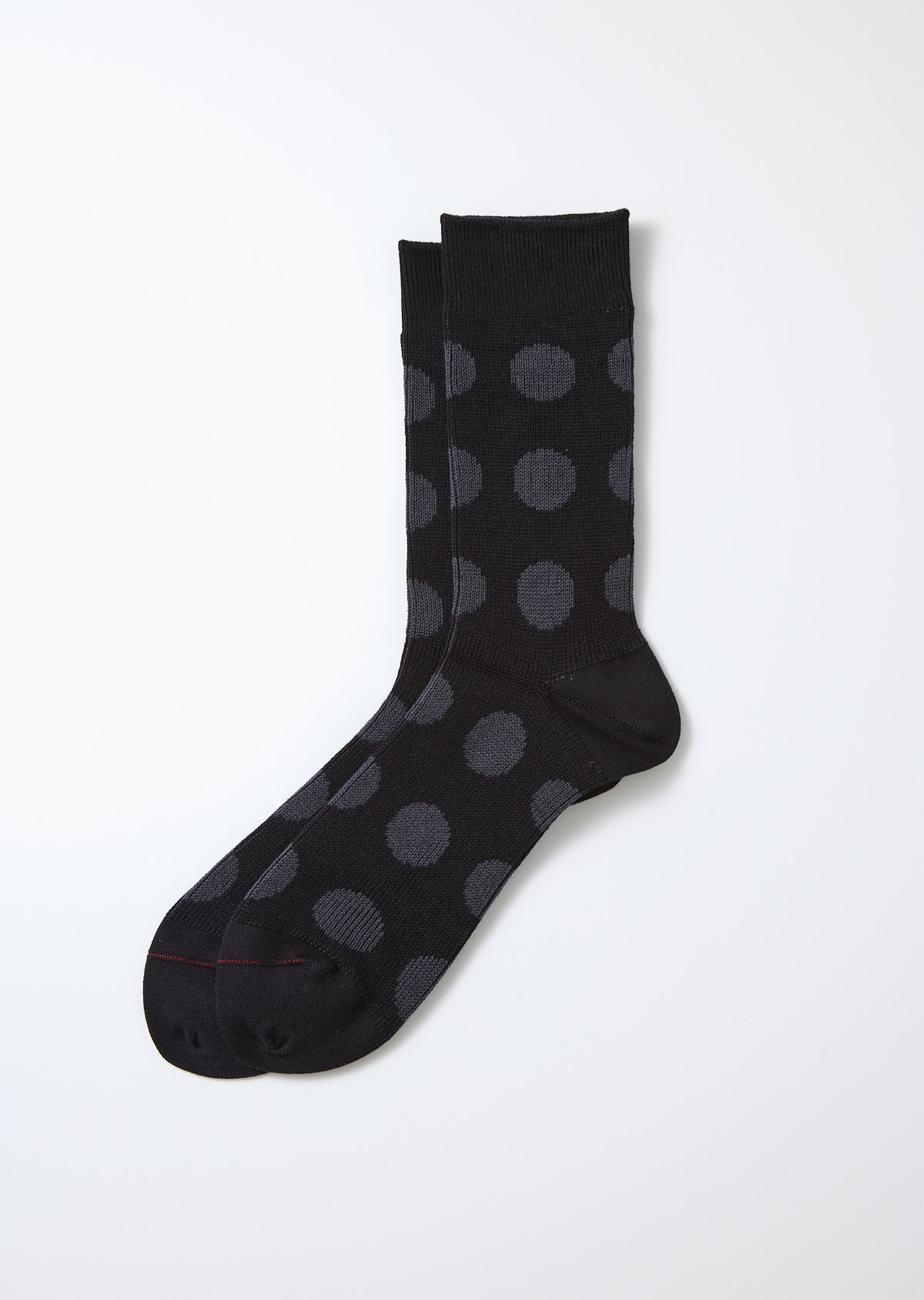 Porthole Dot Socken - schwarz/grau