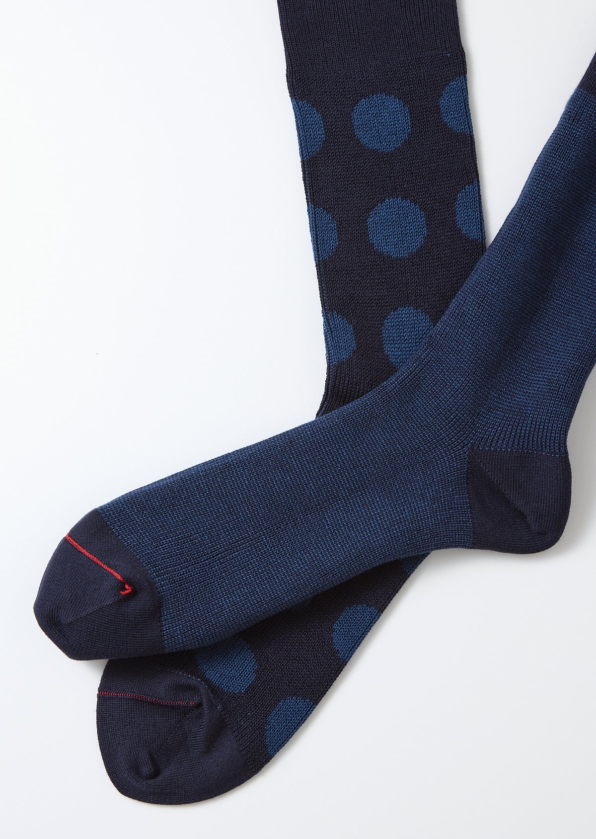 Porthole Dot Socken - navy/indigo