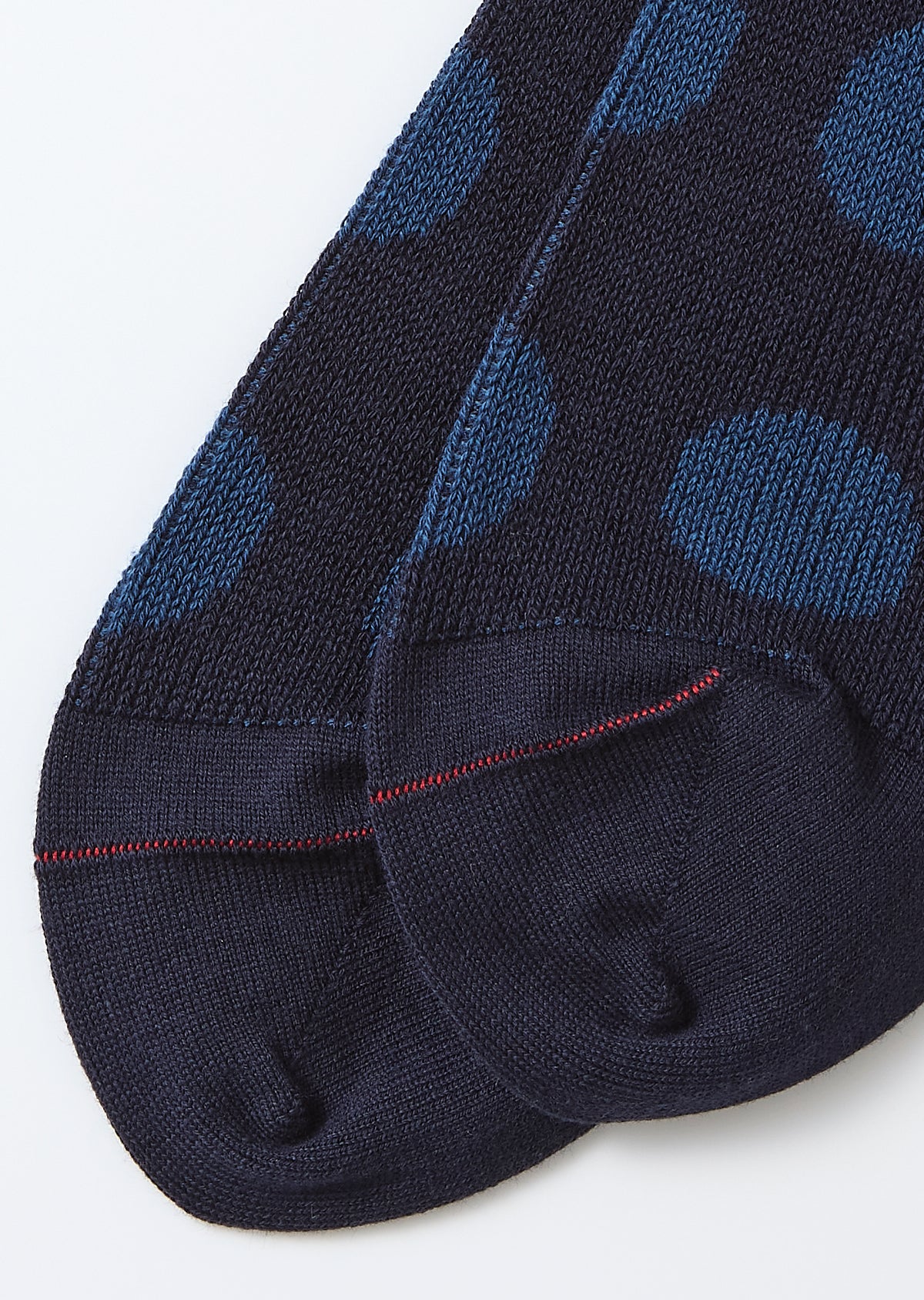 Porthole Dot Socken - navy/indigo