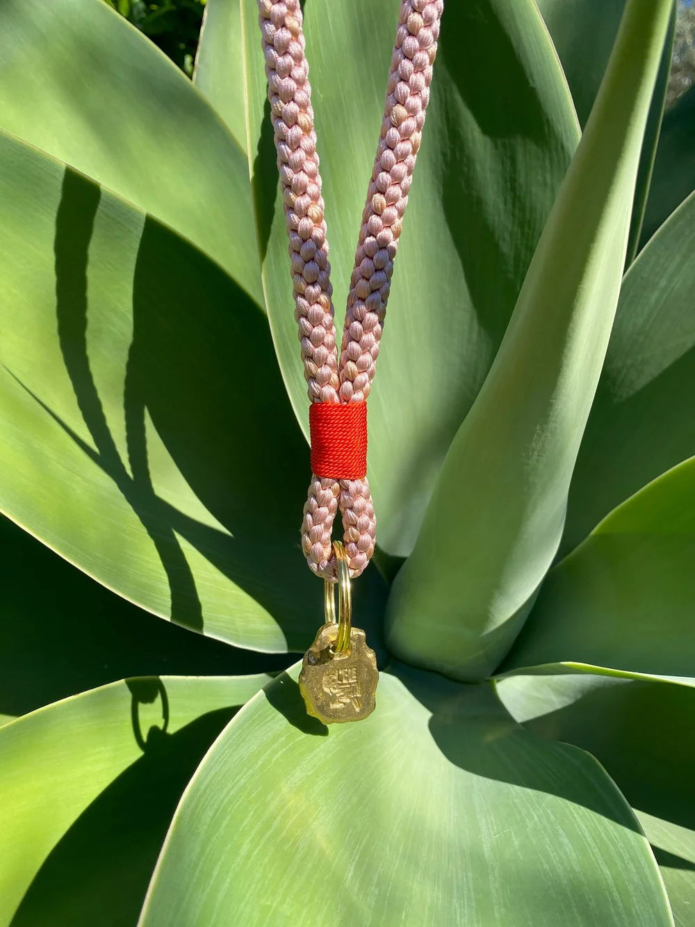 Schlüsselband lang - Rose