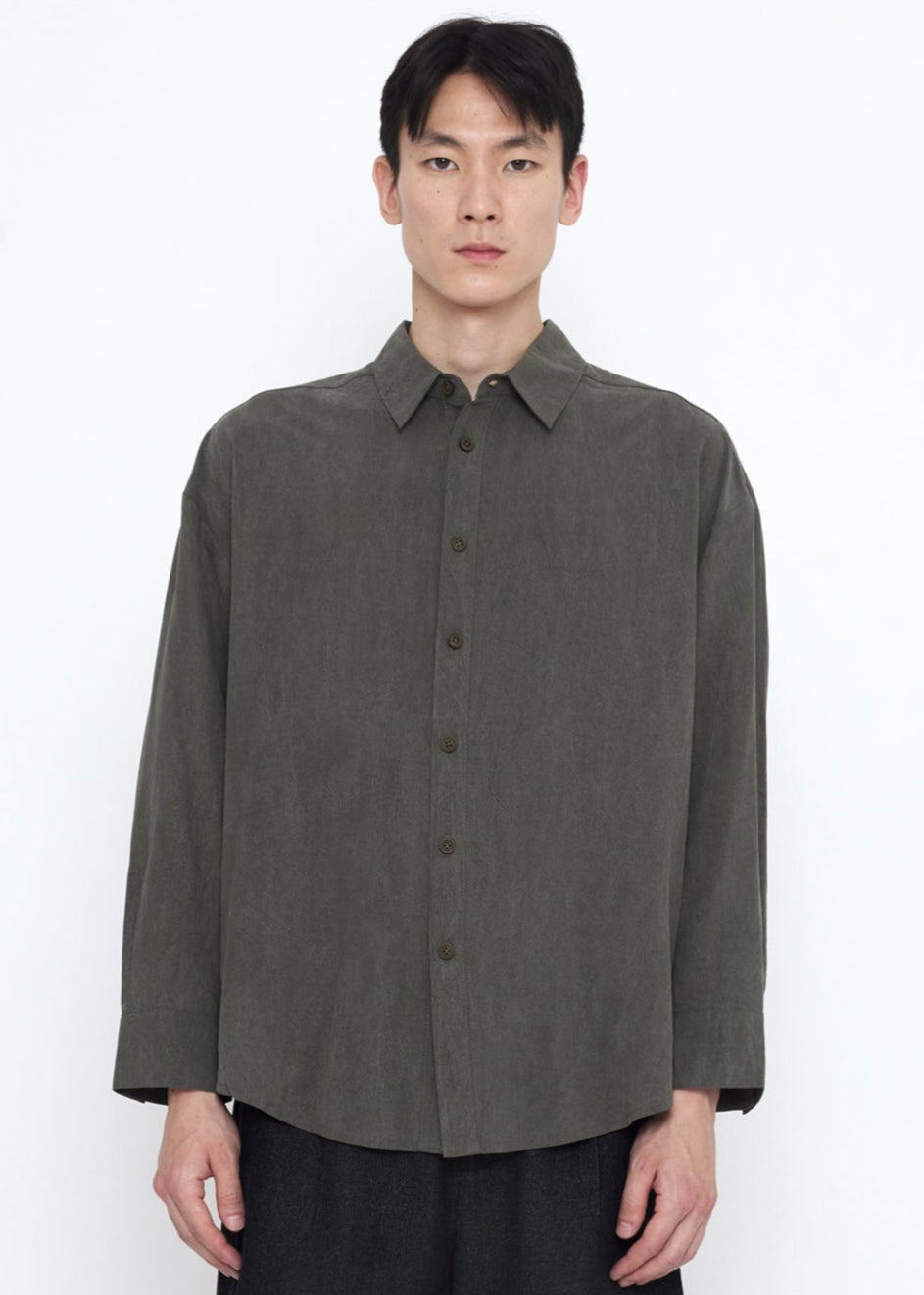 Unisex Dolman - pewter green