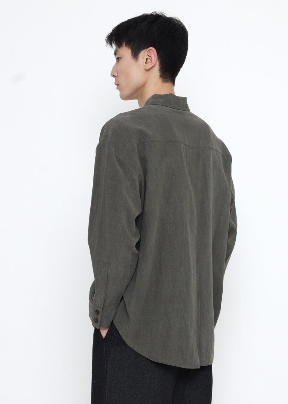Unisex Dolman - pewter green