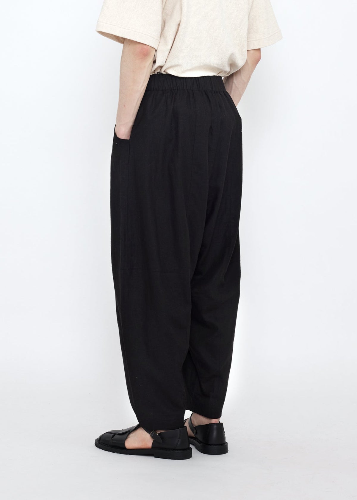 Unisex Elastic Panel Barrel Hose - schwarz