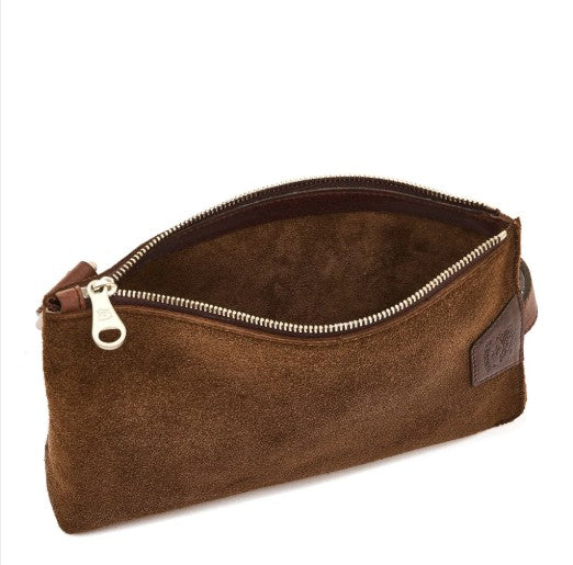 Crossbody-Tasche Duccio - coffee Suede