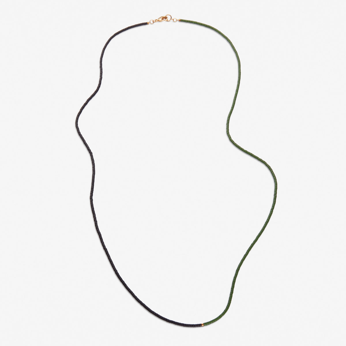 Halskette Miyuki Alice - schwarz/forest