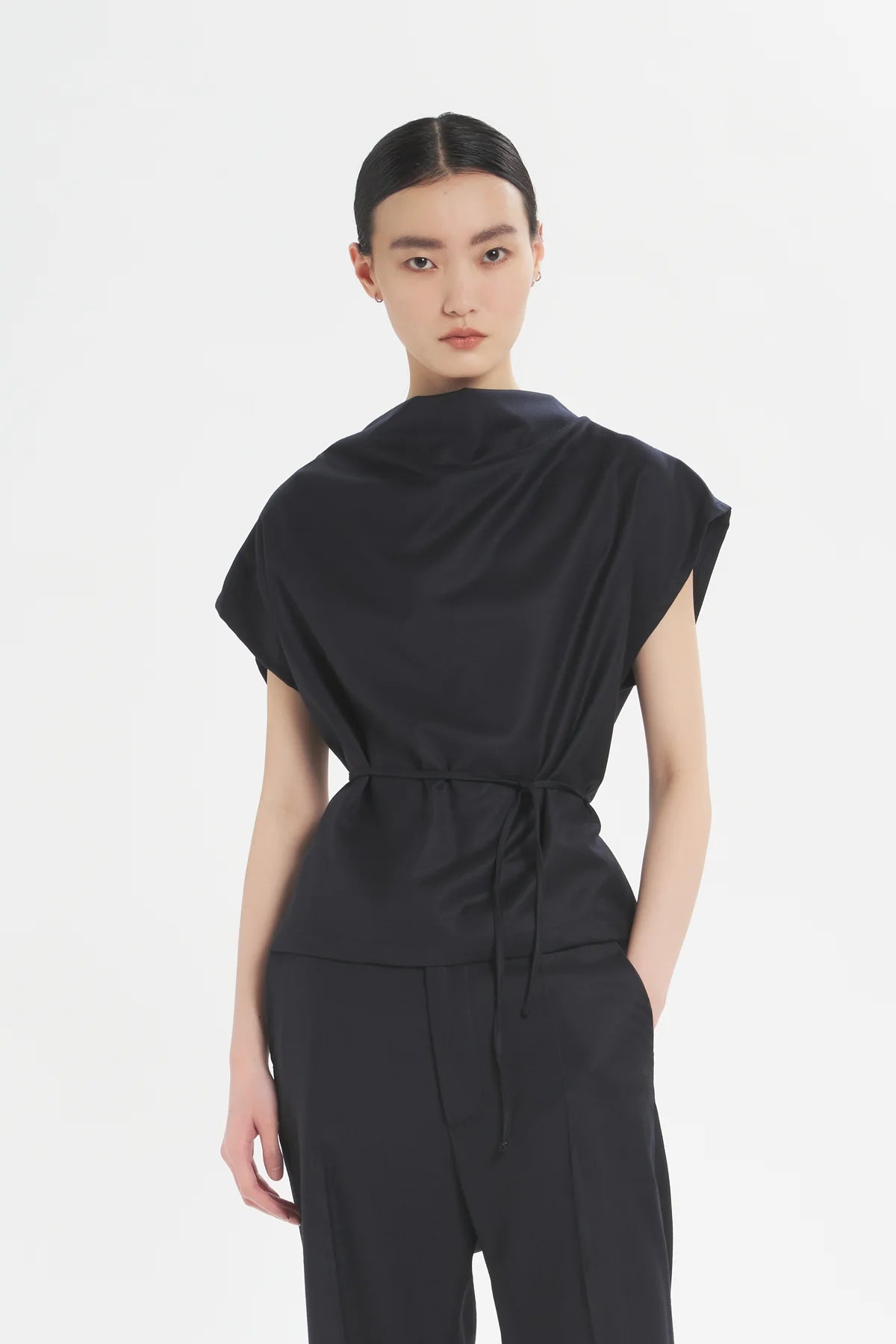 Top Bianchina - Flan navy