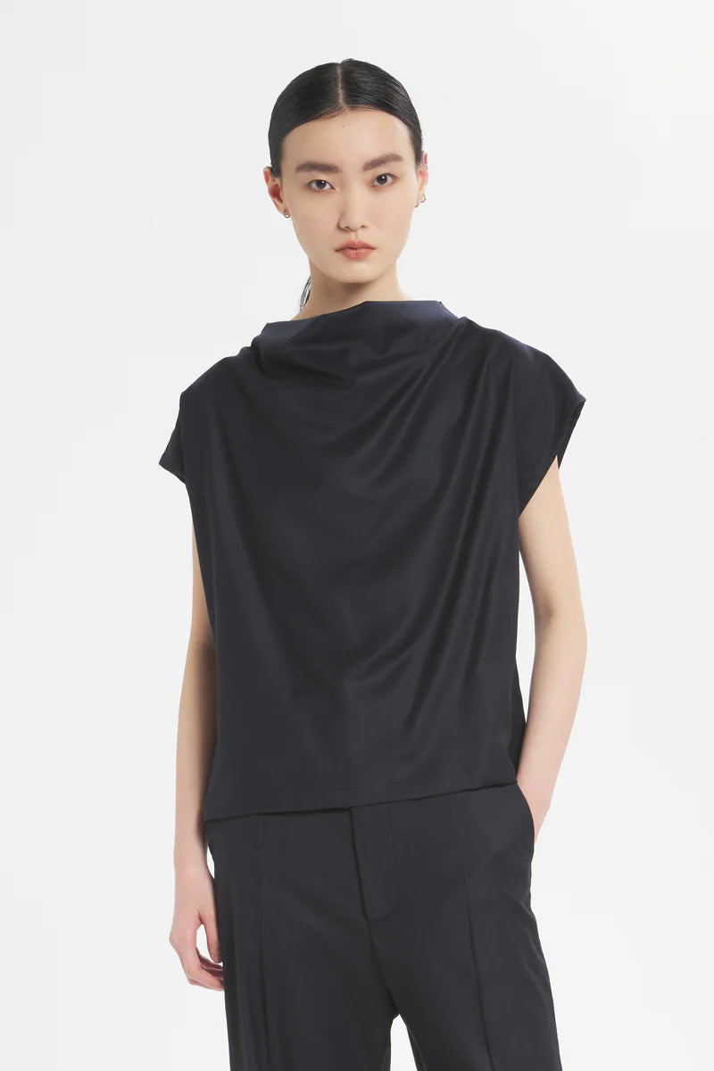 Top Bianchina - Flan navy