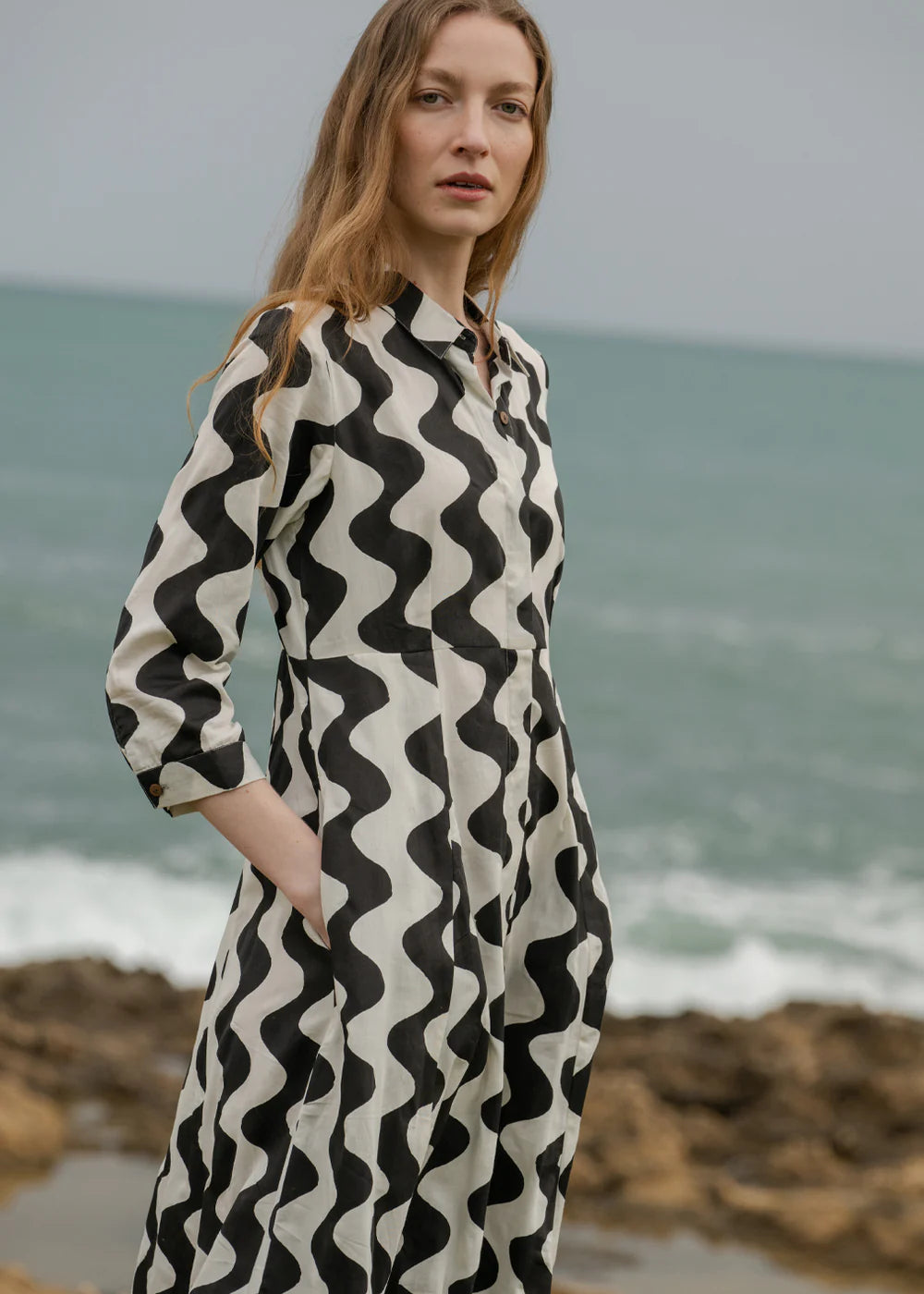 Cilla Kleid - Vibe black&white