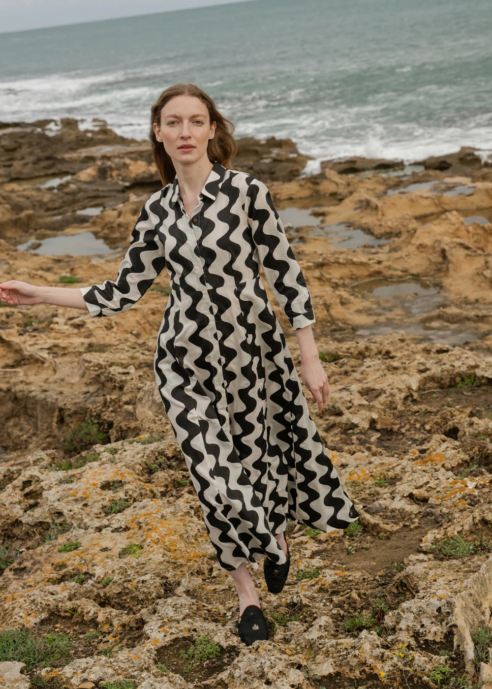 Cilla Kleid - Vibe black&white