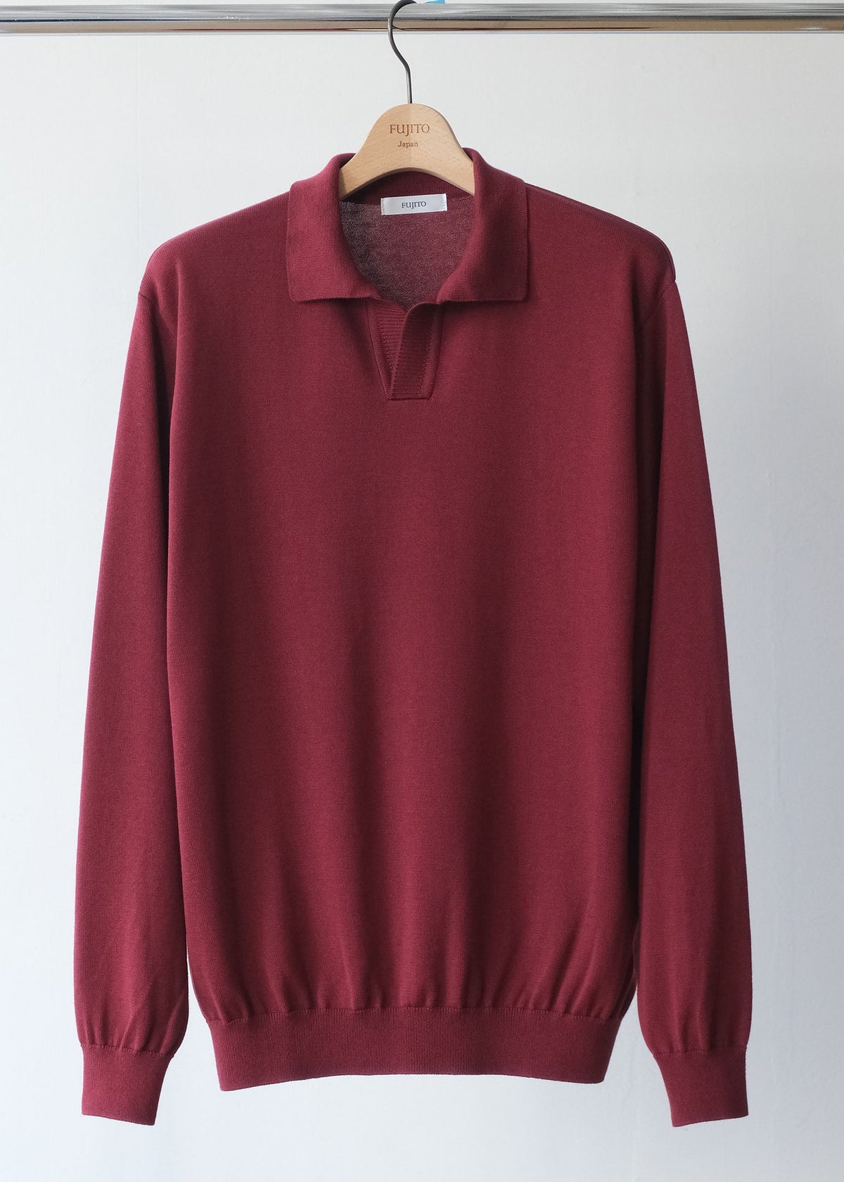 L/S Skipper Polo - bordeaux