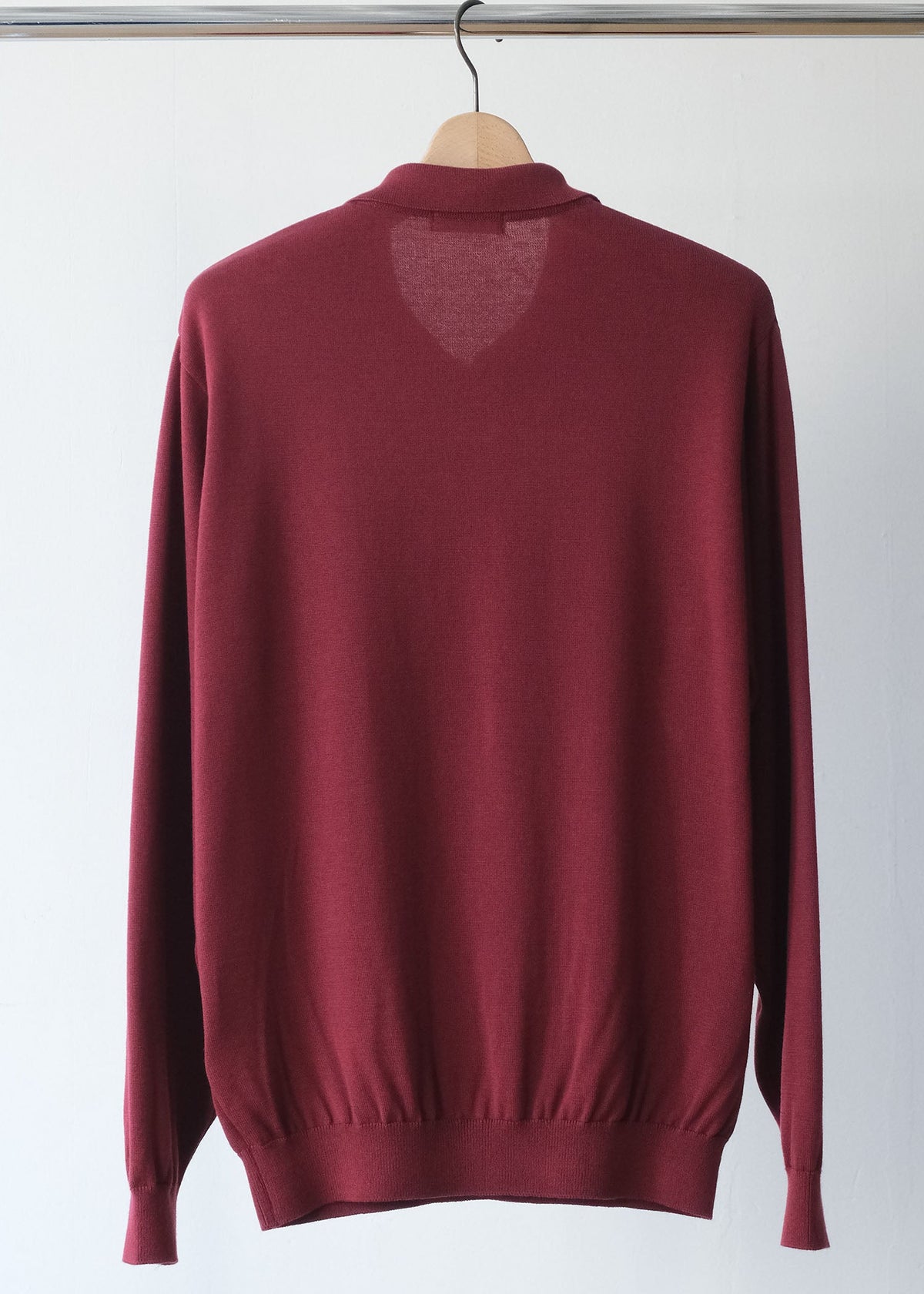 L/S Skipper Polo - bordeaux