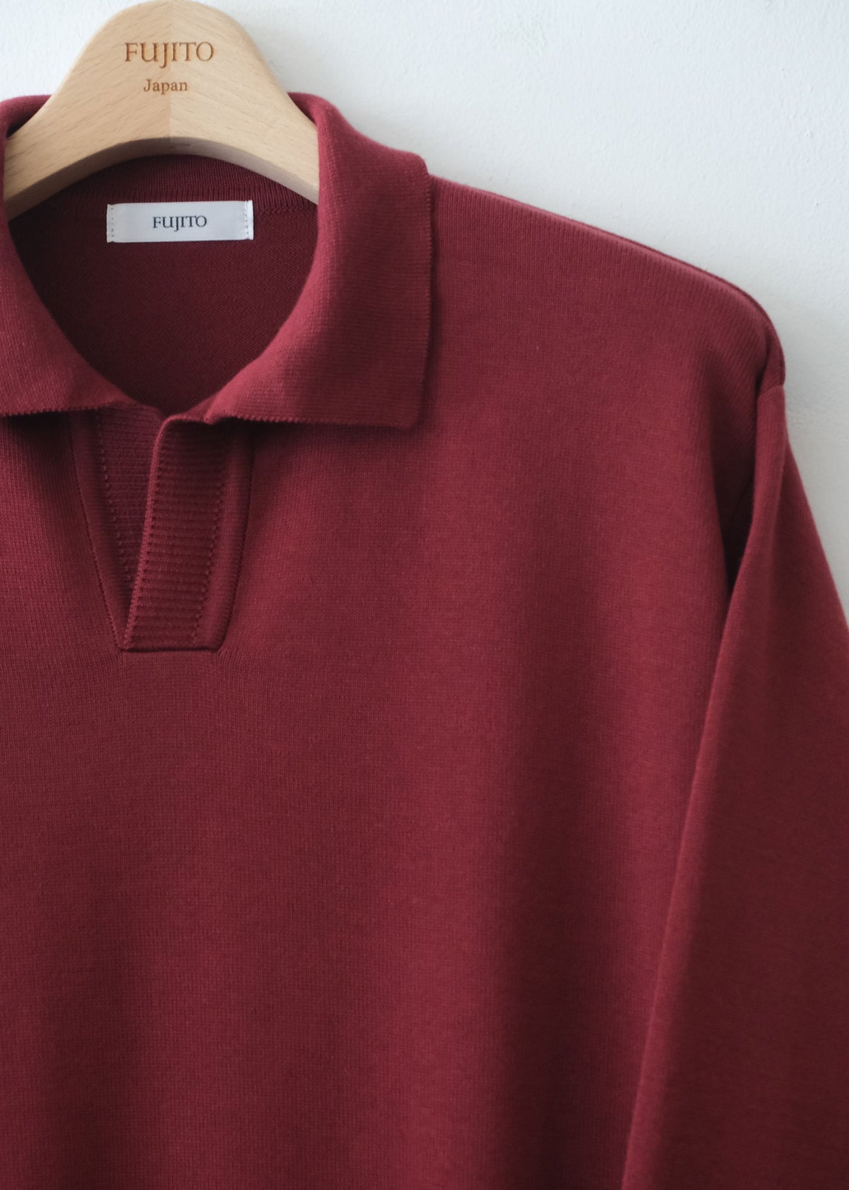 L/S Skipper Polo - bordeaux