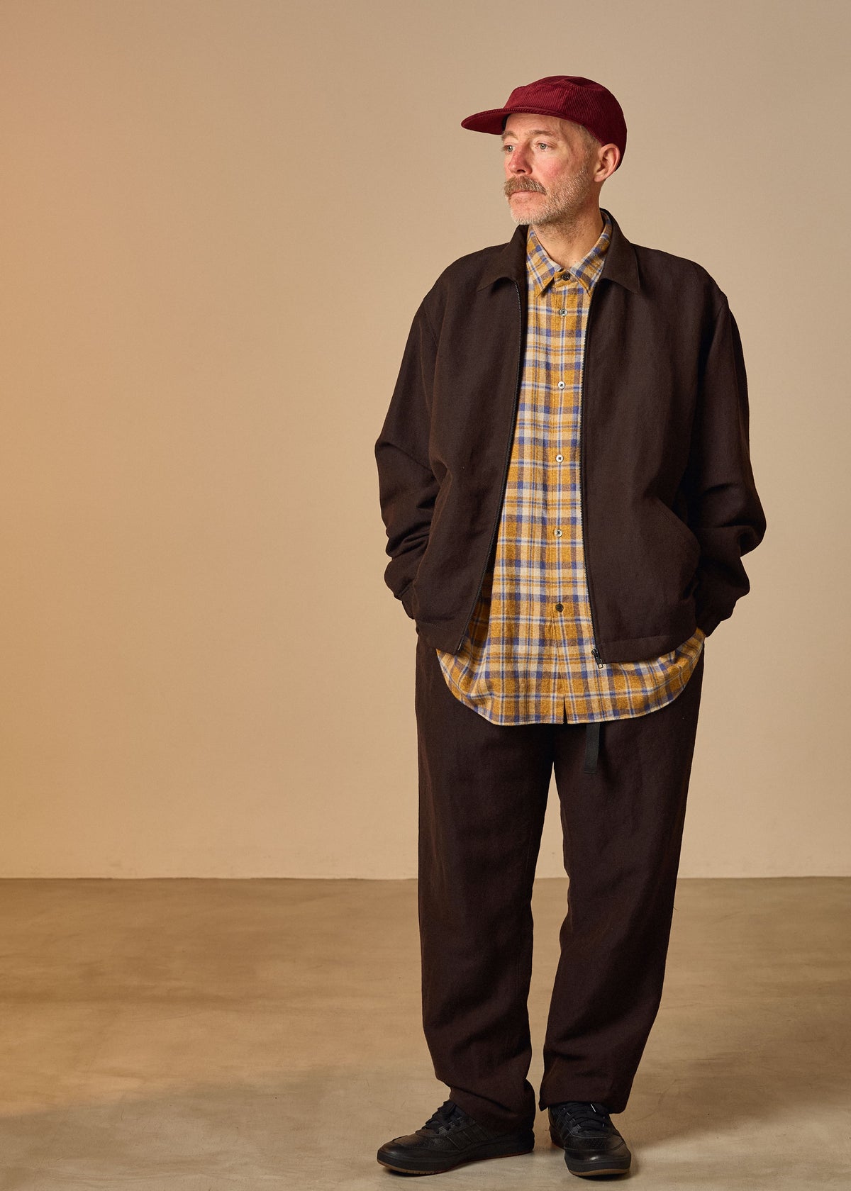 BS Shirt - orange check