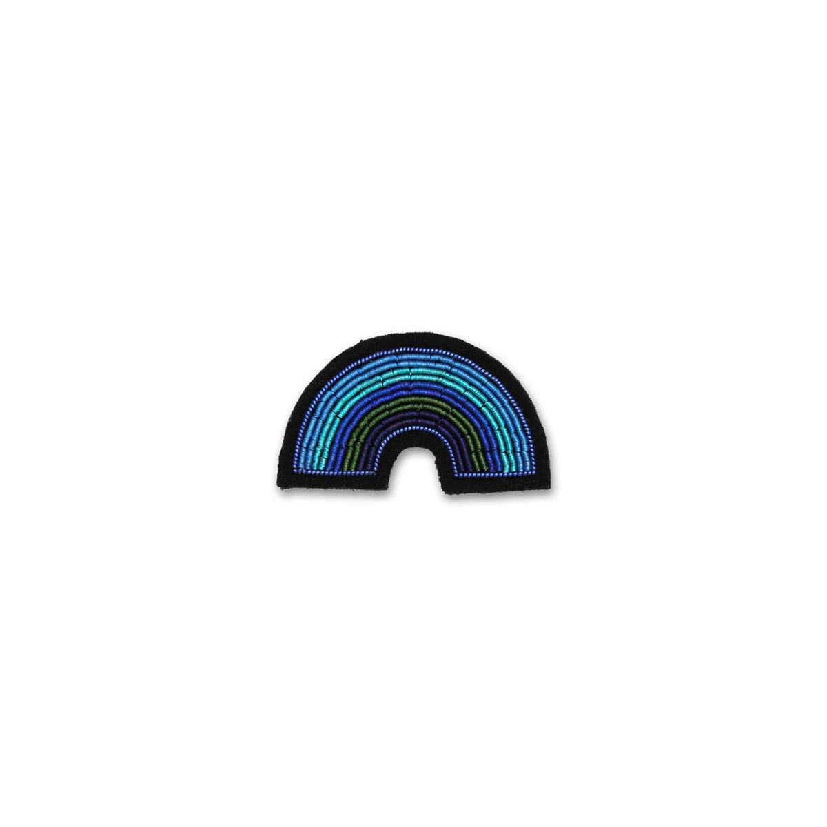 Brosche Arc blau