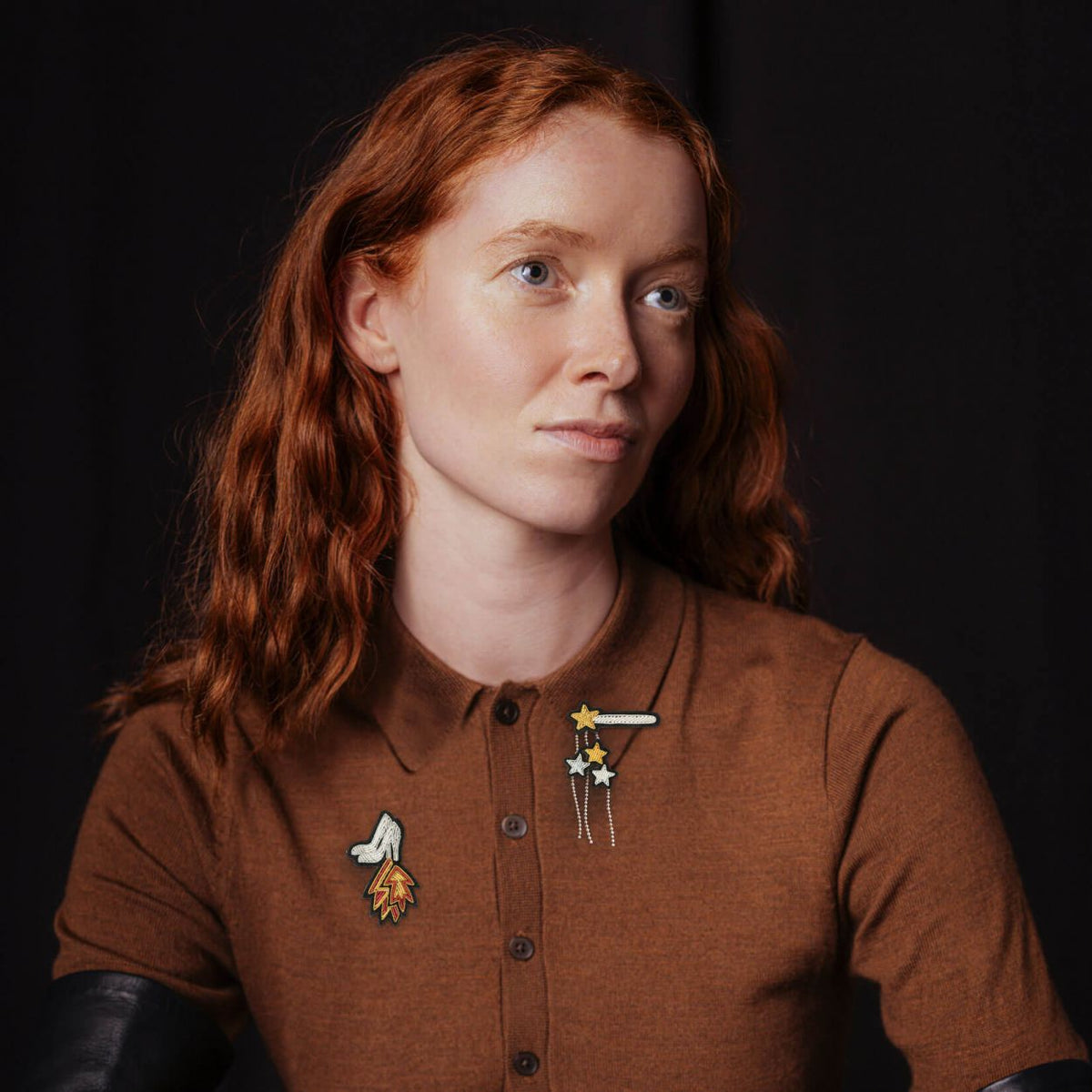 Brosche Zauberstab