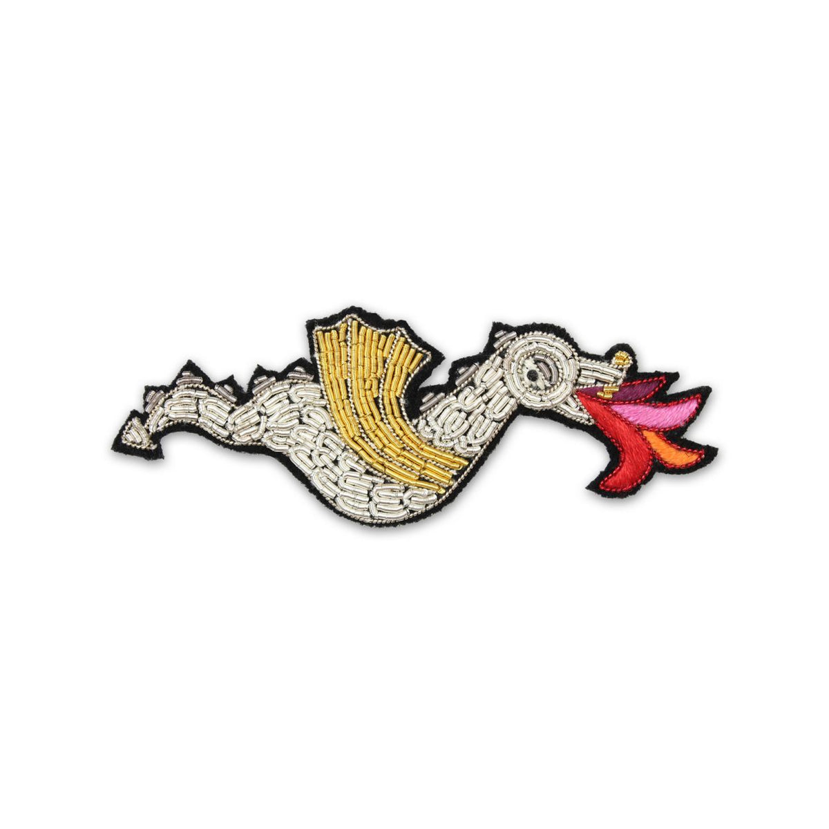 Brosche Drachen